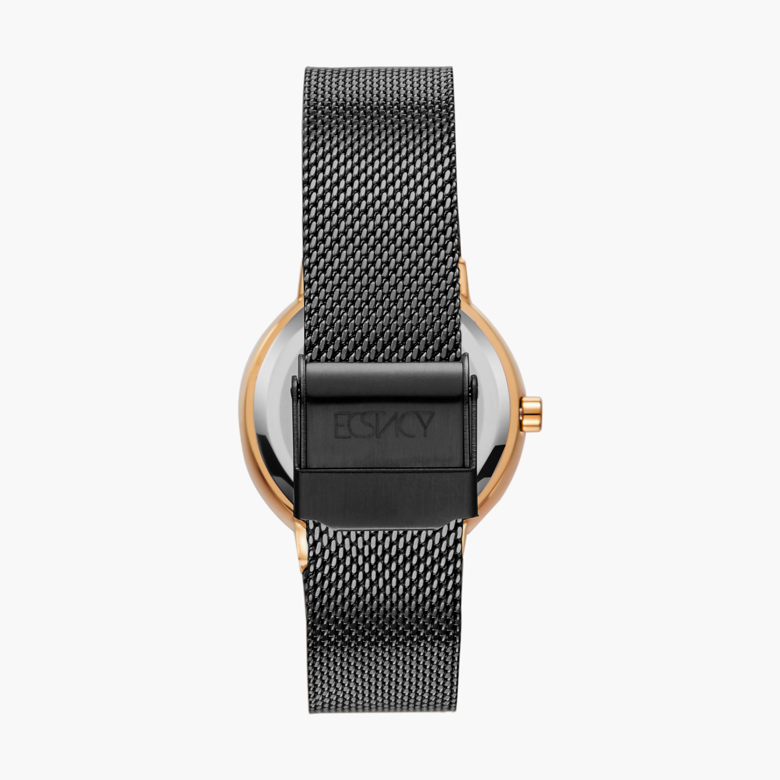 Ecstacy Women Gun Metal Analog Stainless Steel Strap Watch | E23504-KMXX-women-watchesandjewellery-watches-image-3