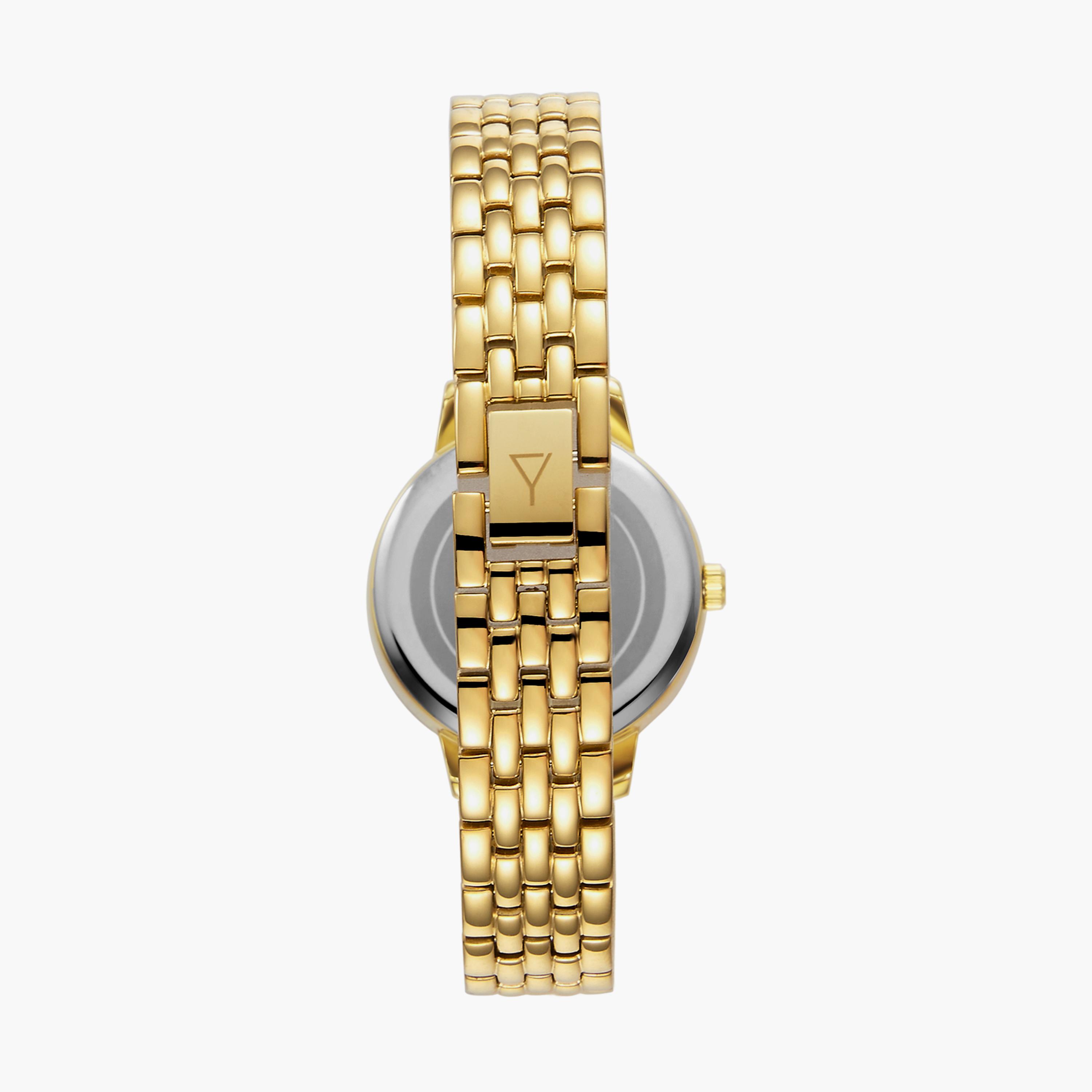 E23505-GBGG | ساعة إكستاسي ذو انالوج للنساء بسوار ذهبي مع ستانلس ستيل-women-watchesandjewellery-watches-image-3