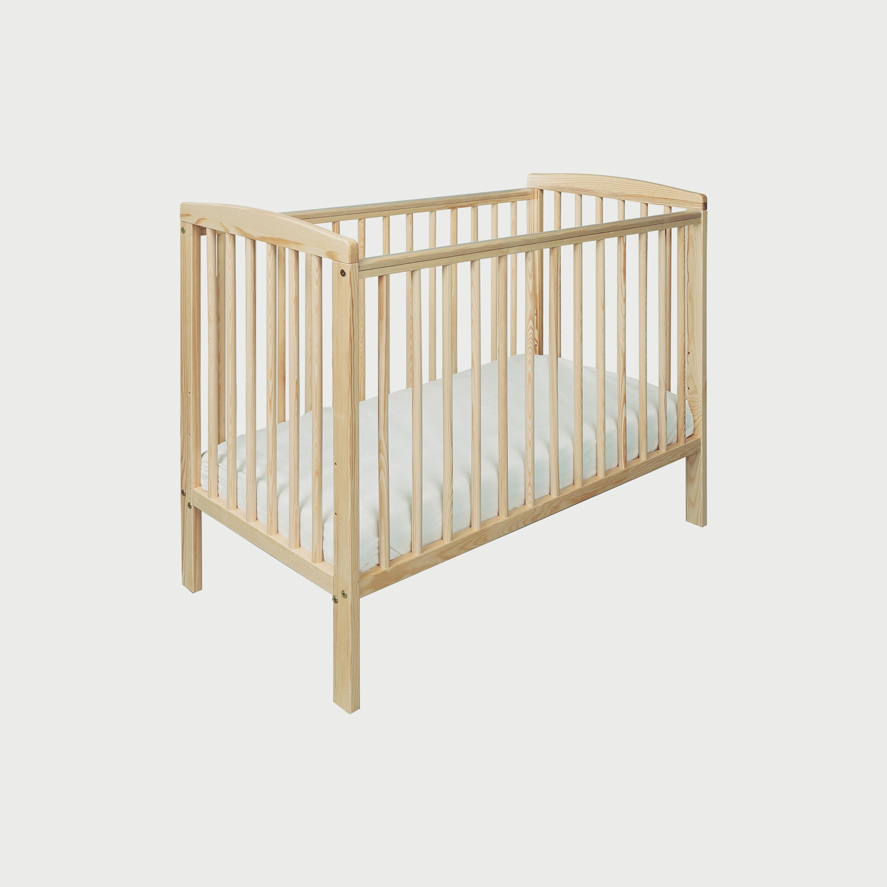 Kinder valley compact hot sale cot & mattress