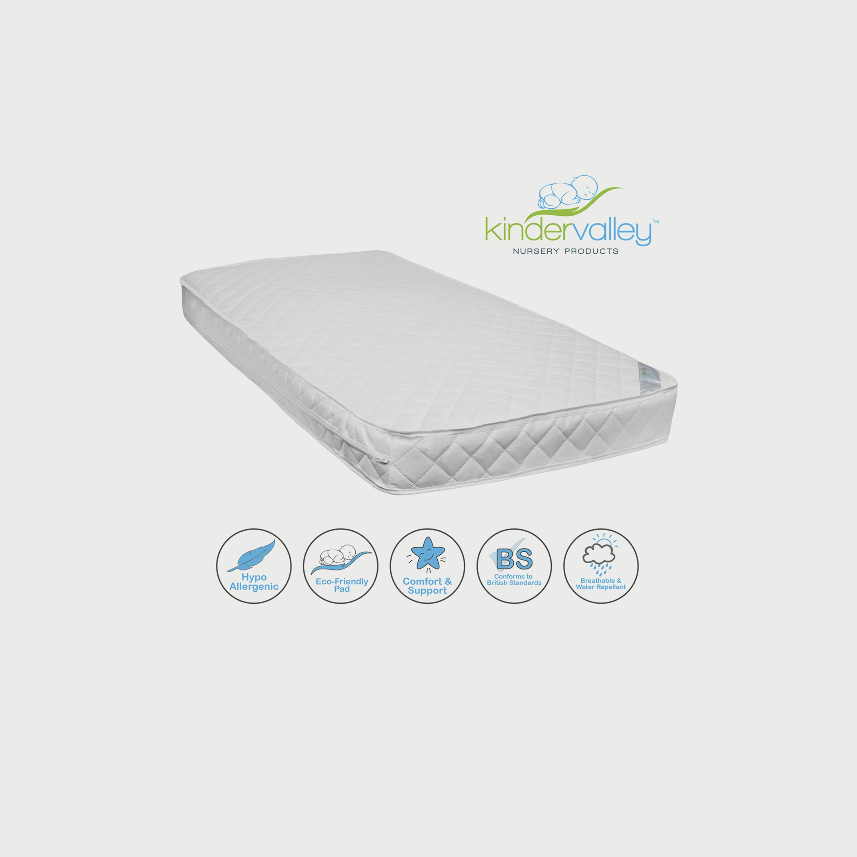 Kinder Valley Sydney Cotbed with Pocket Sprung Mattress-baby-nursery-toddlerbedding-image-4