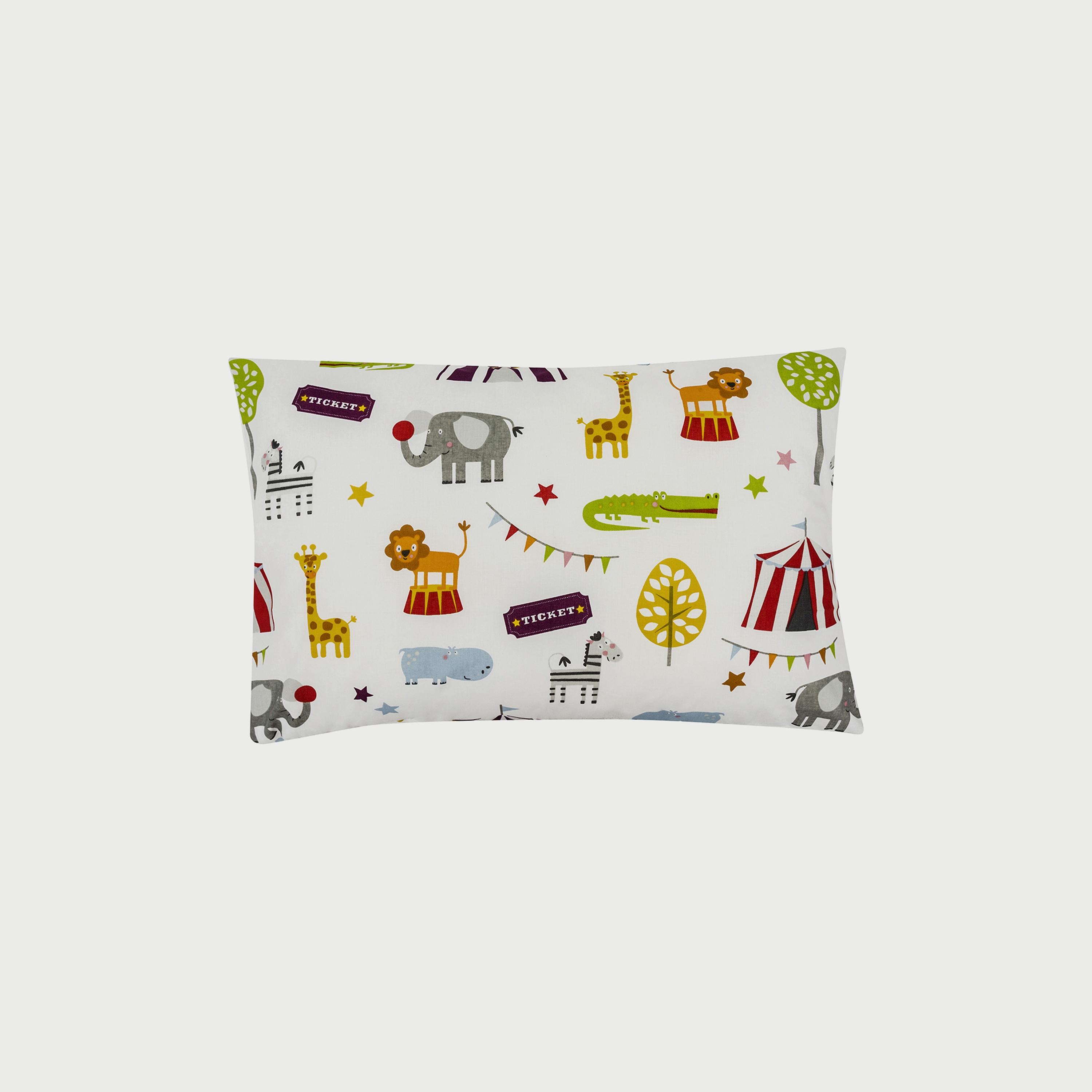 Kinder Valley 7-Piece Circus Friends Sydney Toddler Bed Bundle with Kinder Flow Mattress, White-baby-nursery-toddlerbedding-image-4