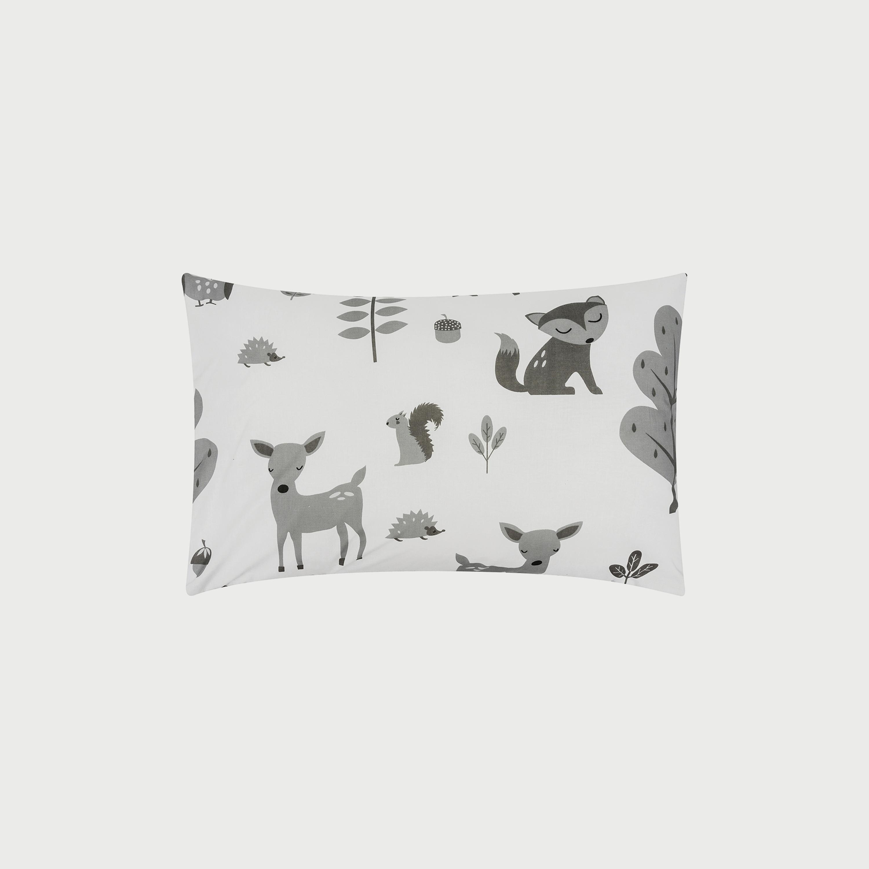 Kinder Valley 7-Piece Safari Friends Sydney Toddler Bed Bundle with Kinder Flow Mattress, Grey-baby-nursery-toddlerbedding-image-4