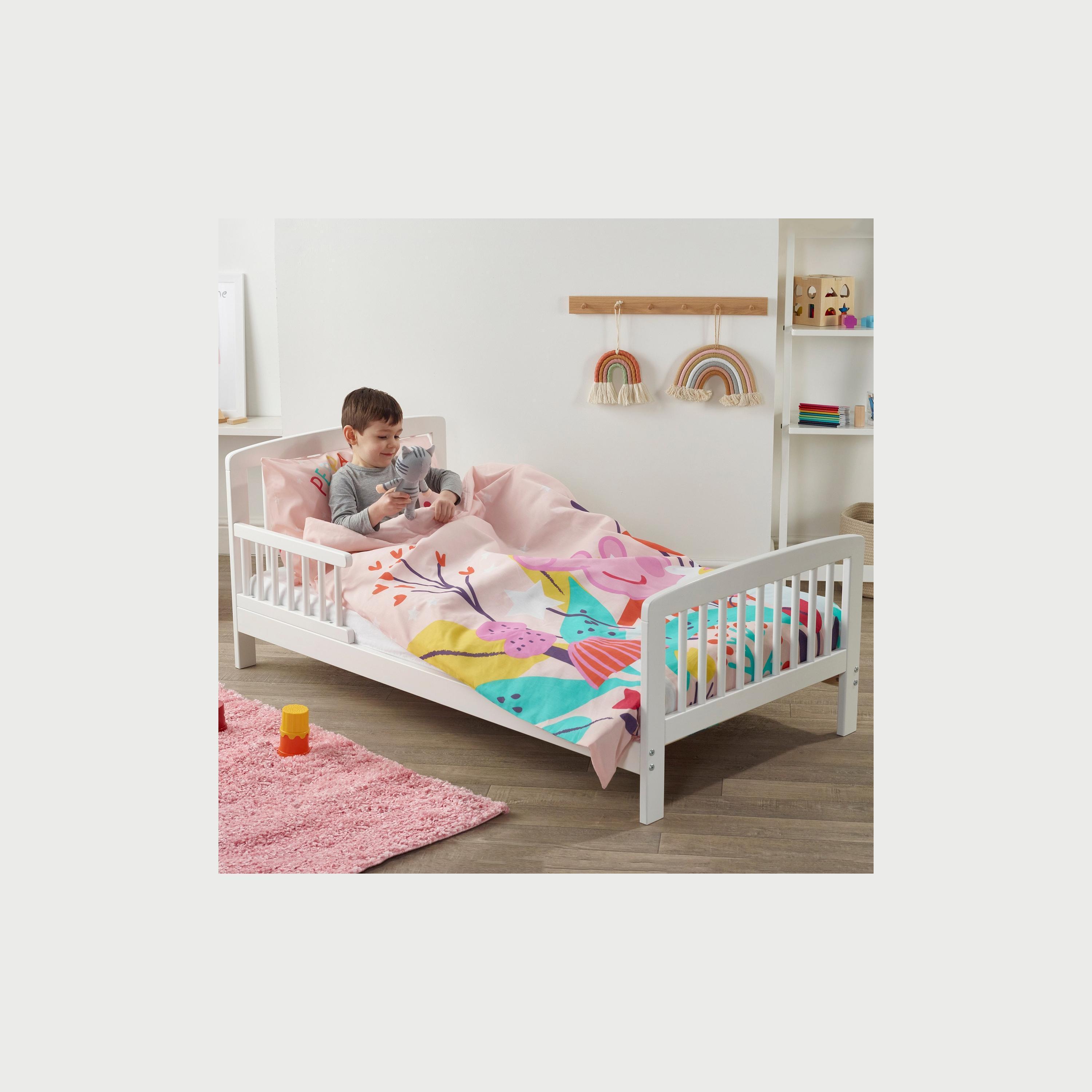 Kinder Valley 7-Piece Peppa Pig Sydney Toddler Bed Bundle with Kinder Flow mattress, White-baby-nursery-toddlerbedding-image-3