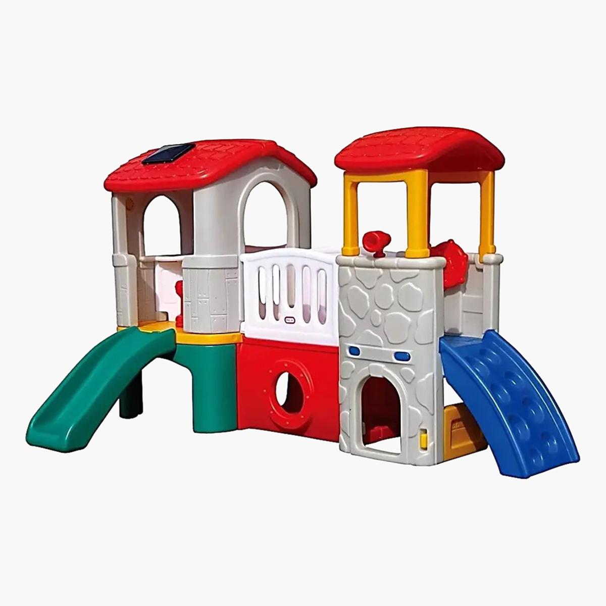 MYTS Kids Large Play Slide Twin Tower
