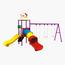 MYTS Kids' Cute Outdoor Activity Play Centre with Slides and 3 Swings-InfluencerCodes_Ramadan26_All_20012026-image-1