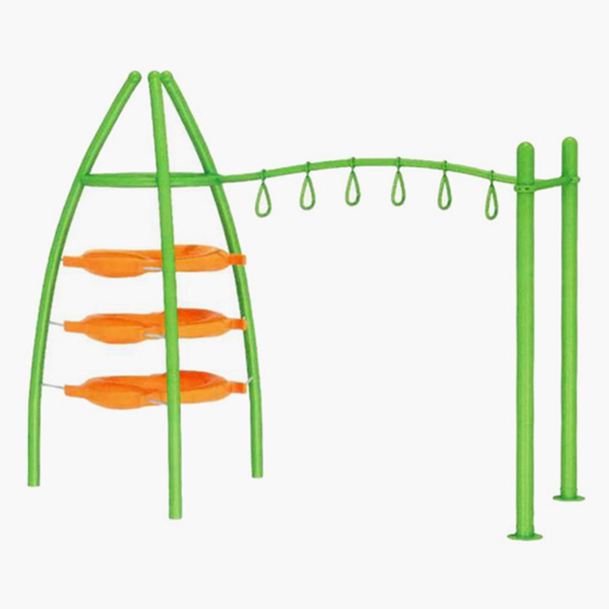 MYTS Kids' Outdoor Monkey Climber Ring and Hangers