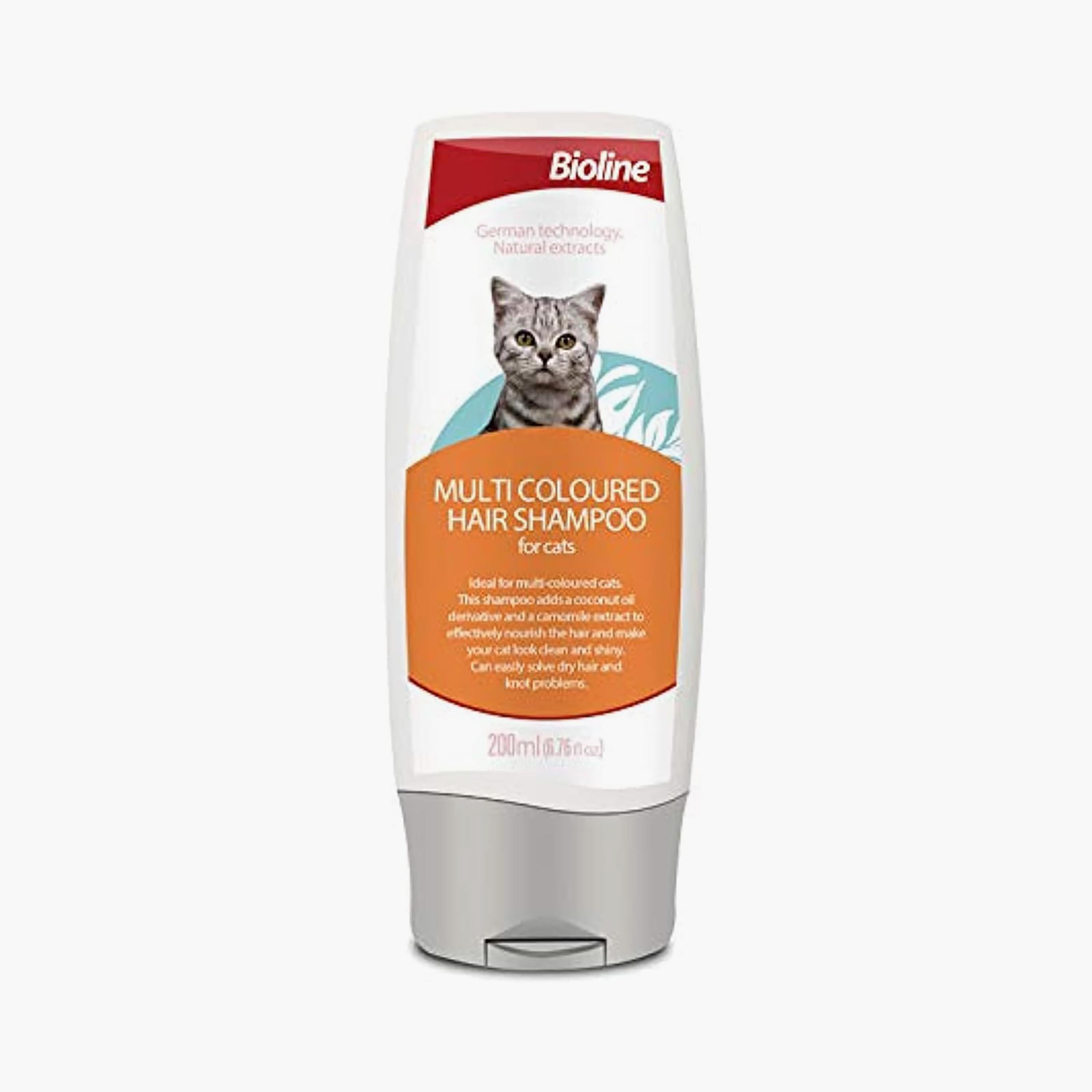 Bioline Multi Coloured Hair Shampoo For Cat 200 ml