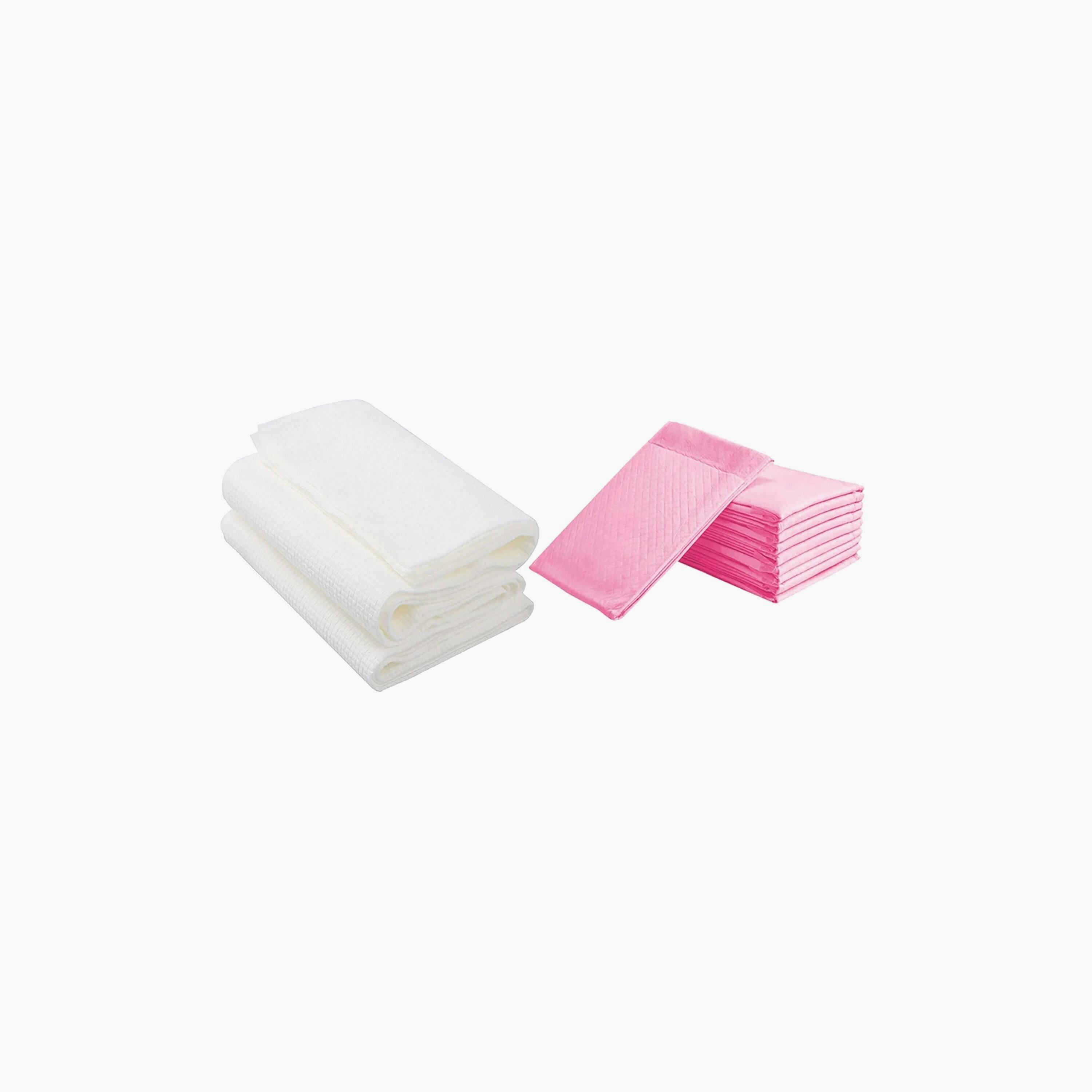 Star Babies 6-Piece Disposable Changing Mats with 3-Piece Disposable Towel Bundle-baby-diapering-changingmats-image-1