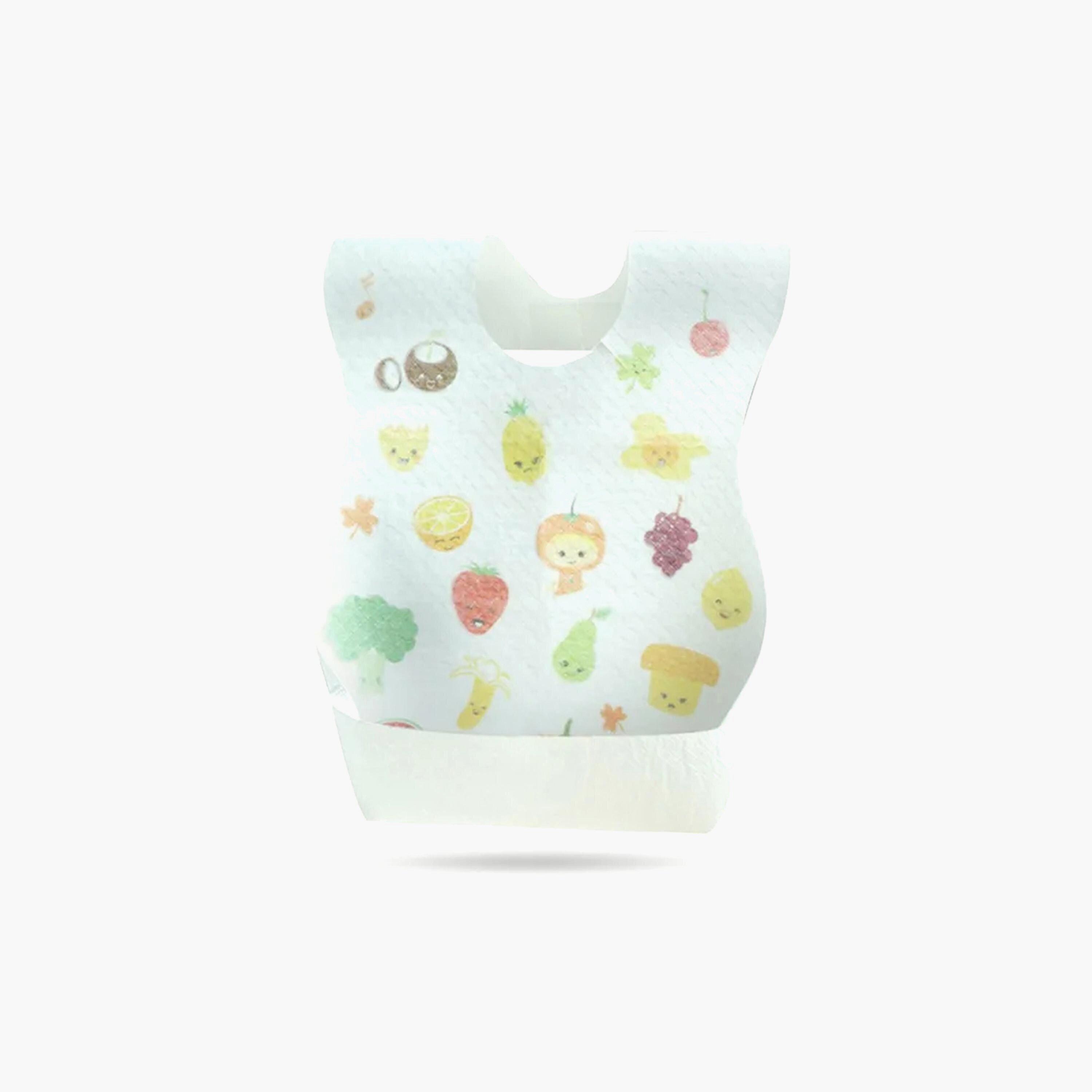 Star Babies Diaper Caddy, Pack of 5 Scented Bags and Dispenser with 5-Piece Disposable Bibs - Buy 2 Get 1 Free-baby-feeding-bibs-image-5