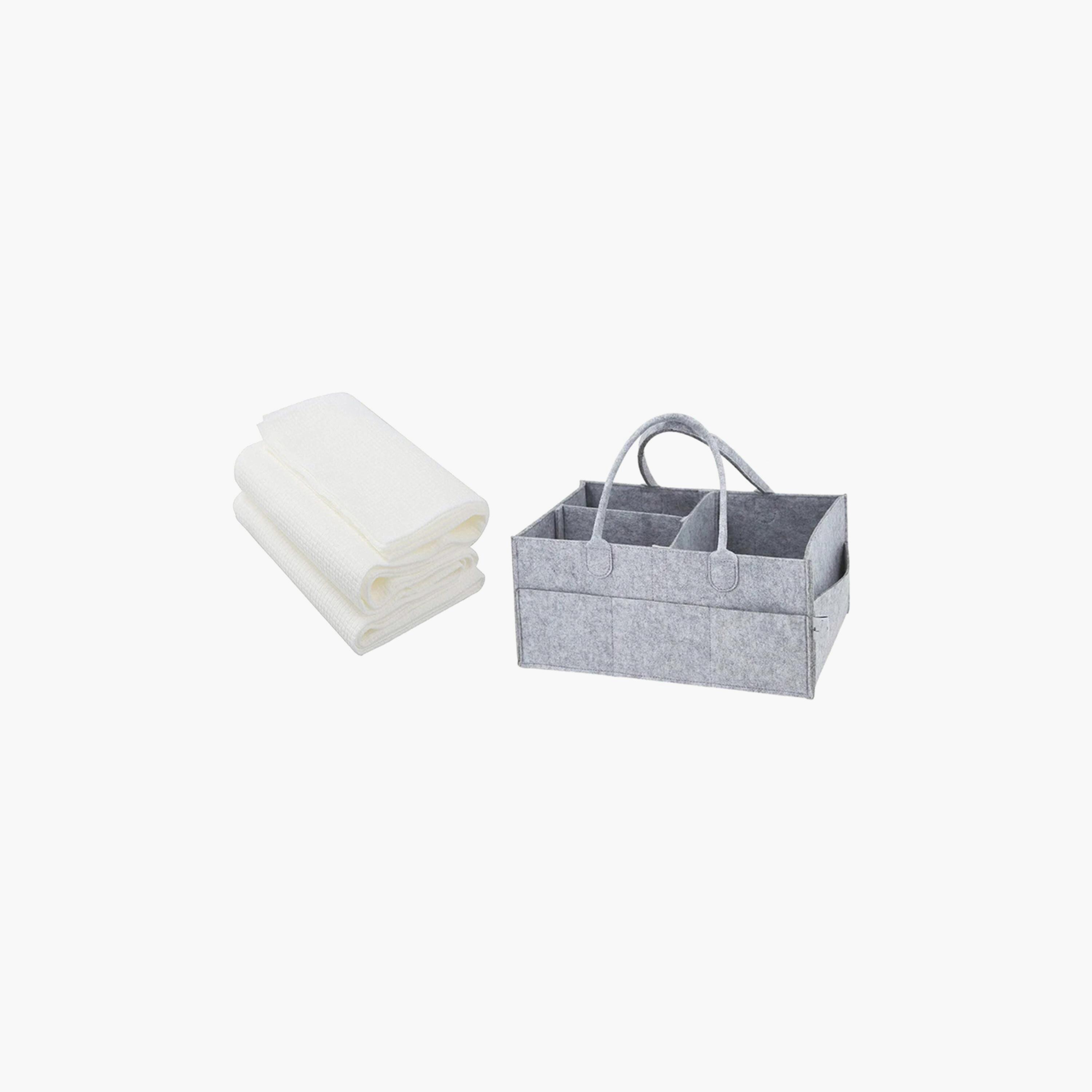 Star Babies Diaper Caddy with 3-Piece Disposable Towels Bundle-baby-diapering-diaperbags-image-1