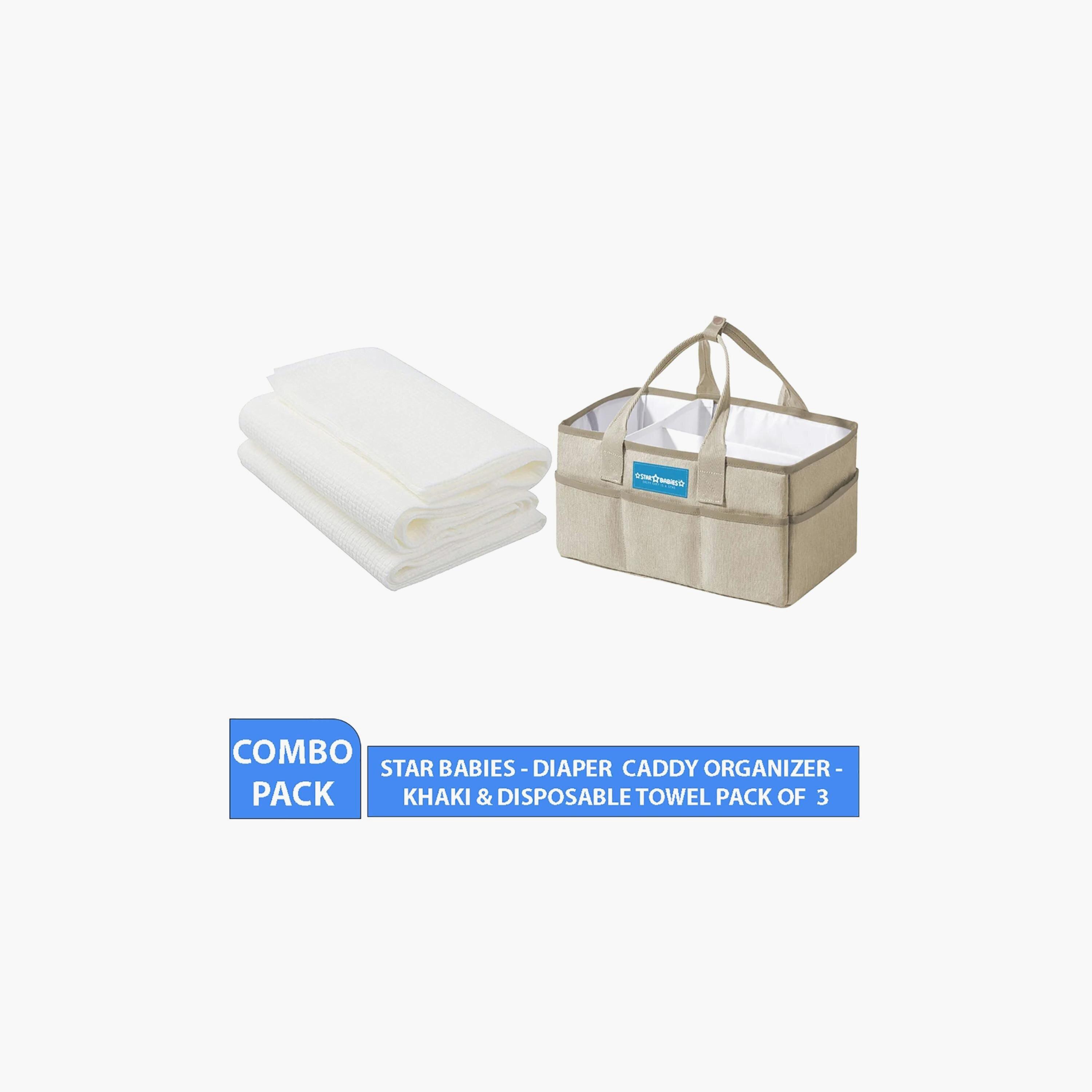 Star Babies Diaper Caddy with 3-Piece Disposable Towels Bundle-baby-diapering-diaperbags-image-2