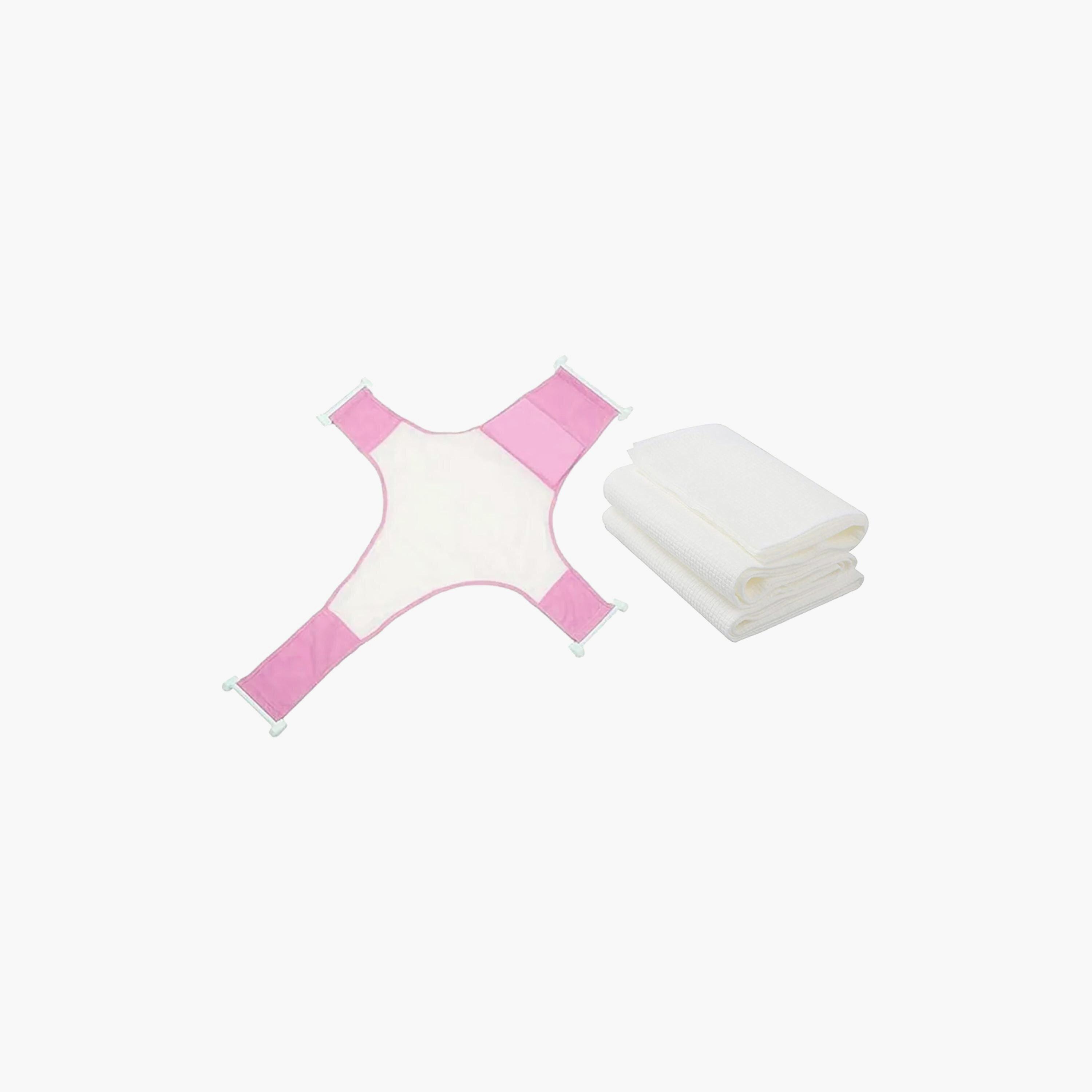 Star Babies Bath Seat Support Net with 3-Piece Disposable Towels Bundle-baby-bathandcare-bathtubs-image-1