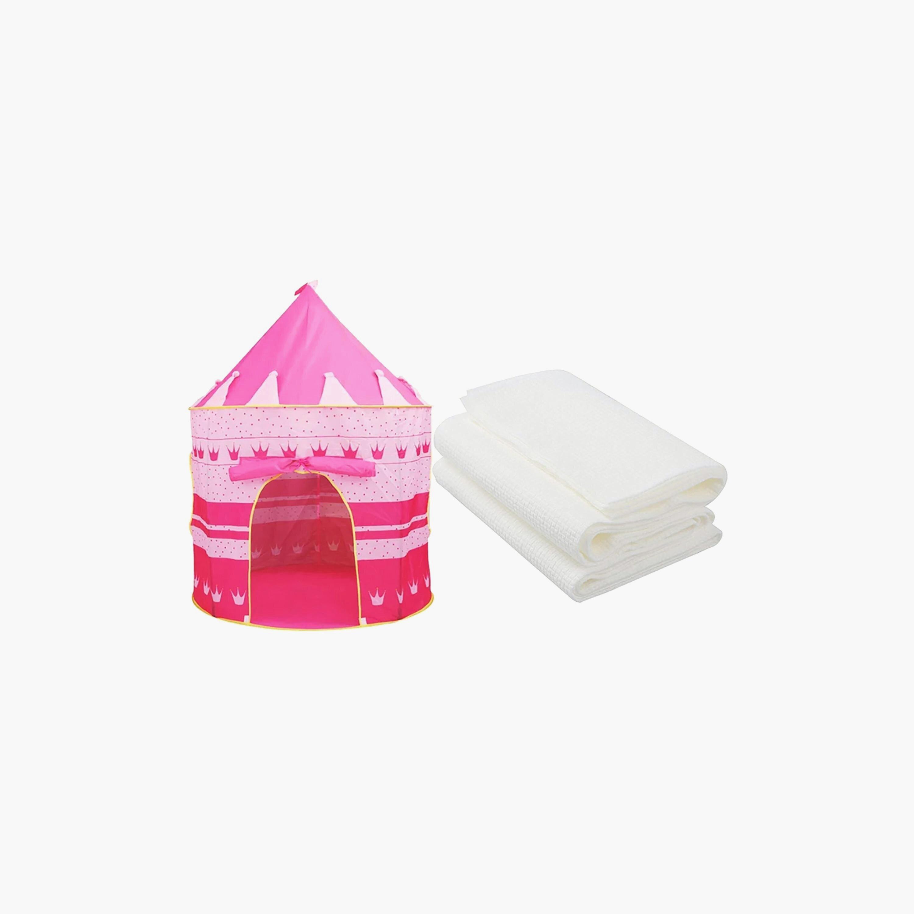 Star Babies Playtent House with 3-Piece Disposable Towels Bundle-baby-nursery-roomdecor-image-1