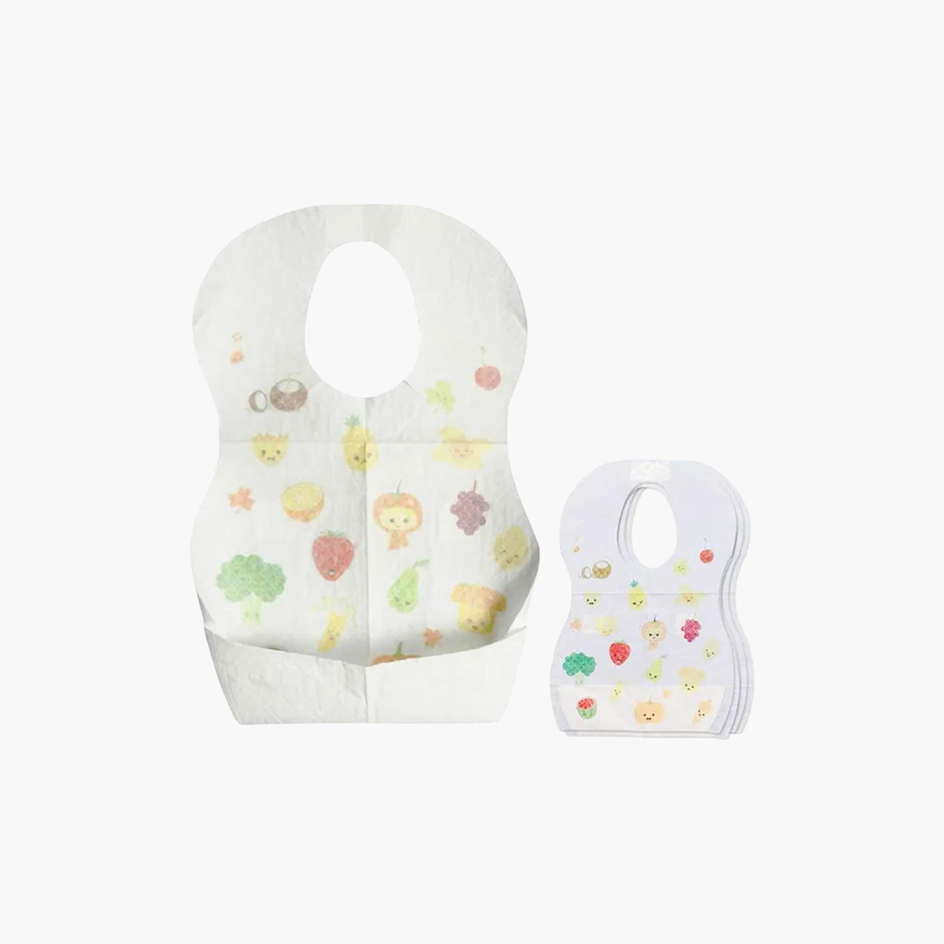 Star Babies Baby Plate, 3-Piece Disposable Towels with 10-Piece Disposable Bibs Bundle-baby-feeding-bibs-image-5
