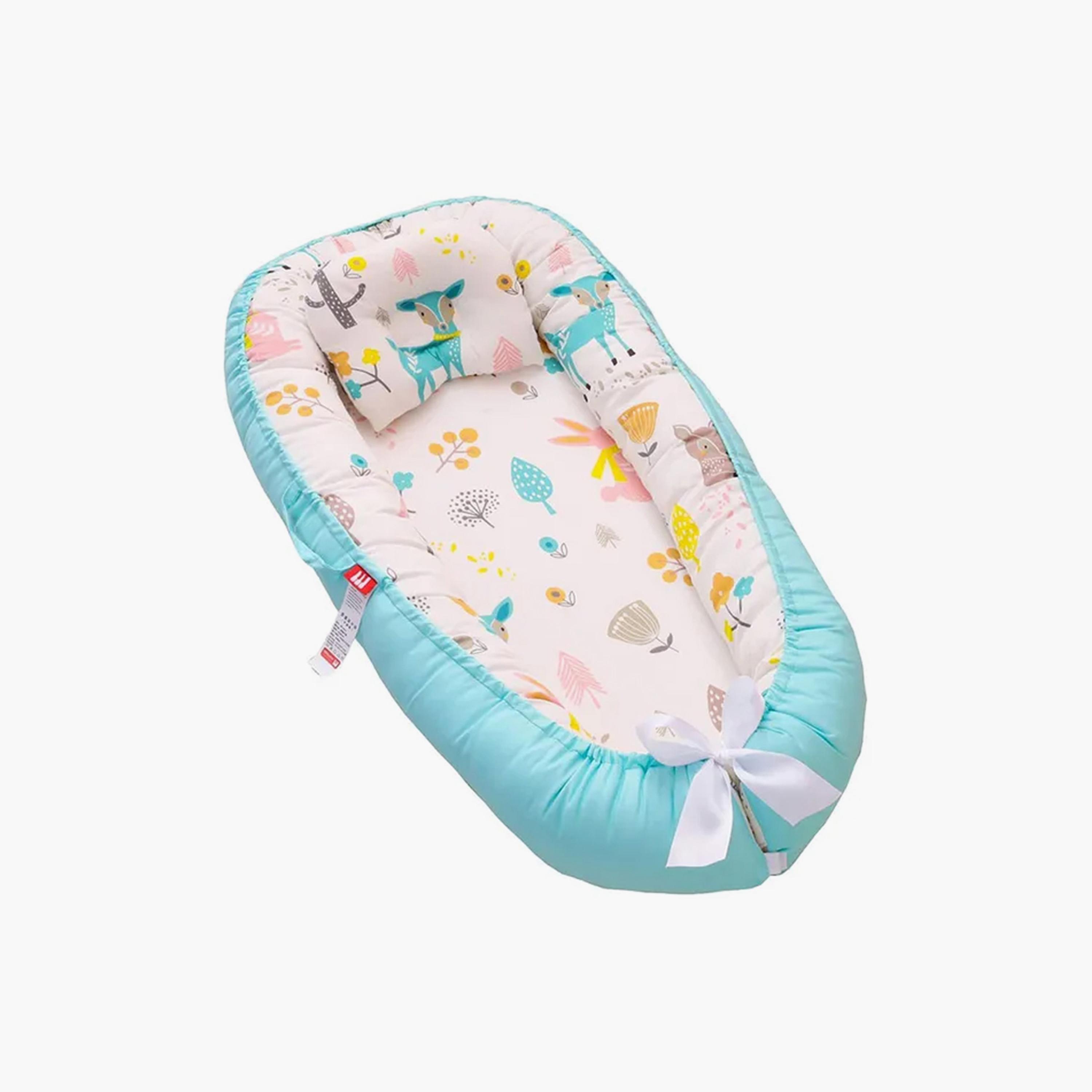 سرير للرضع محمول من ستار بيبيز, أزرق-baby-nursery-babybedding-image-1