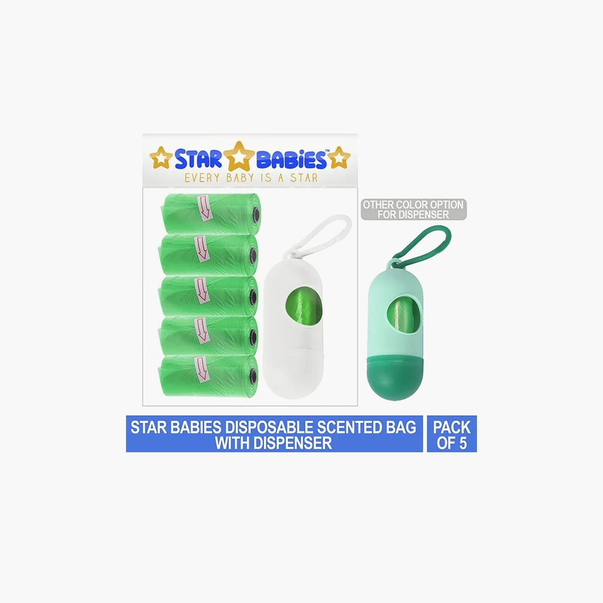 مجموعة من 5 أكياس معطرة من ستار بيبيز مع موزع, متنوع-baby-diapering-binsandrefills-image-3