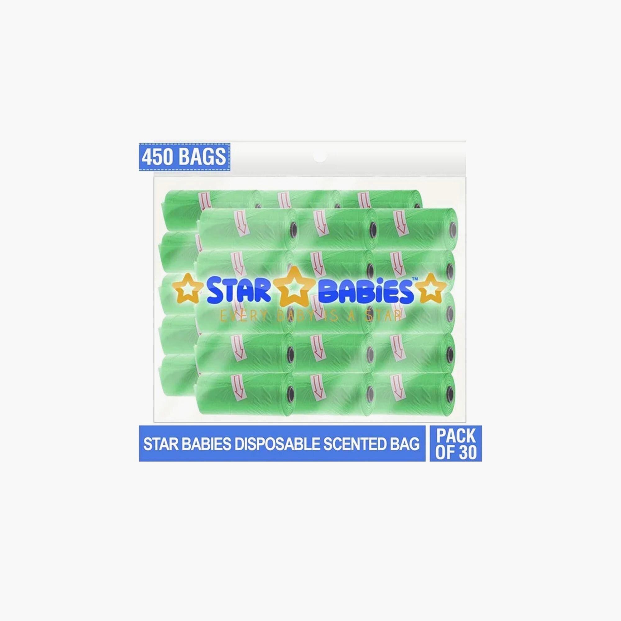 Star Babies Pack of 30 Scented Bags-baby-diapering-binsandrefills-image-3