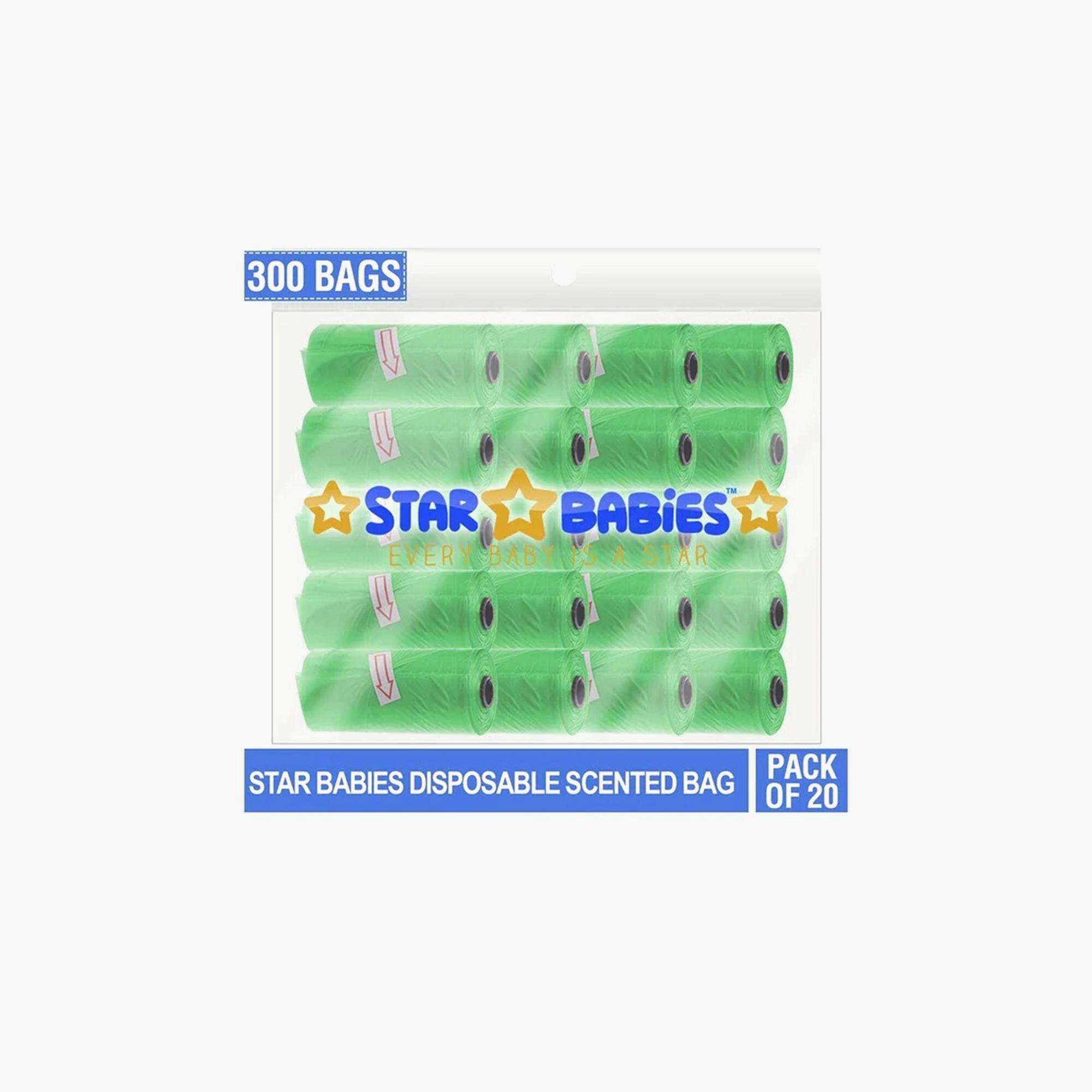 Star Babies Pack of 20 Scented Bags-baby-diapering-binsandrefills-image-3