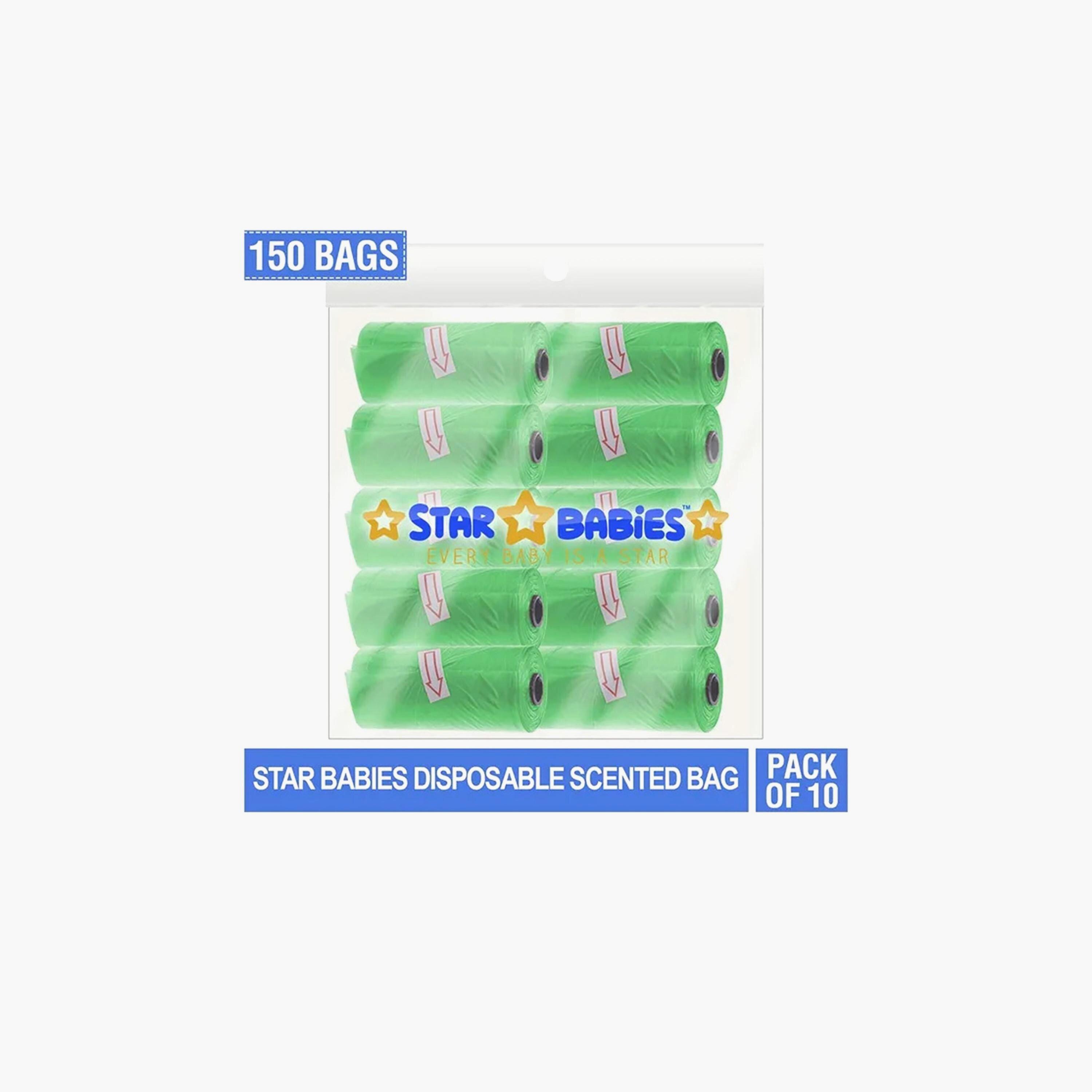 Star Babies Pack of 10 Scented Bags-baby-diapering-binsandrefills-image-3