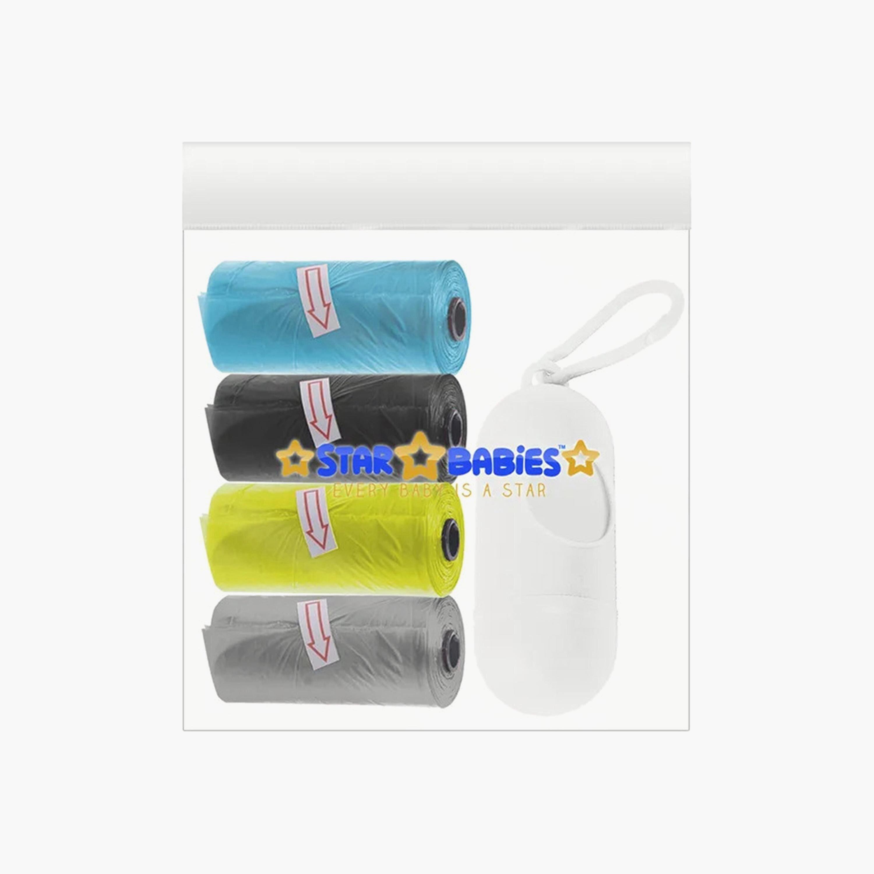 Star Babies Pack of 4 Scented Bags with Dispenser, Assorted-baby-diapering-binsandrefills-image-2