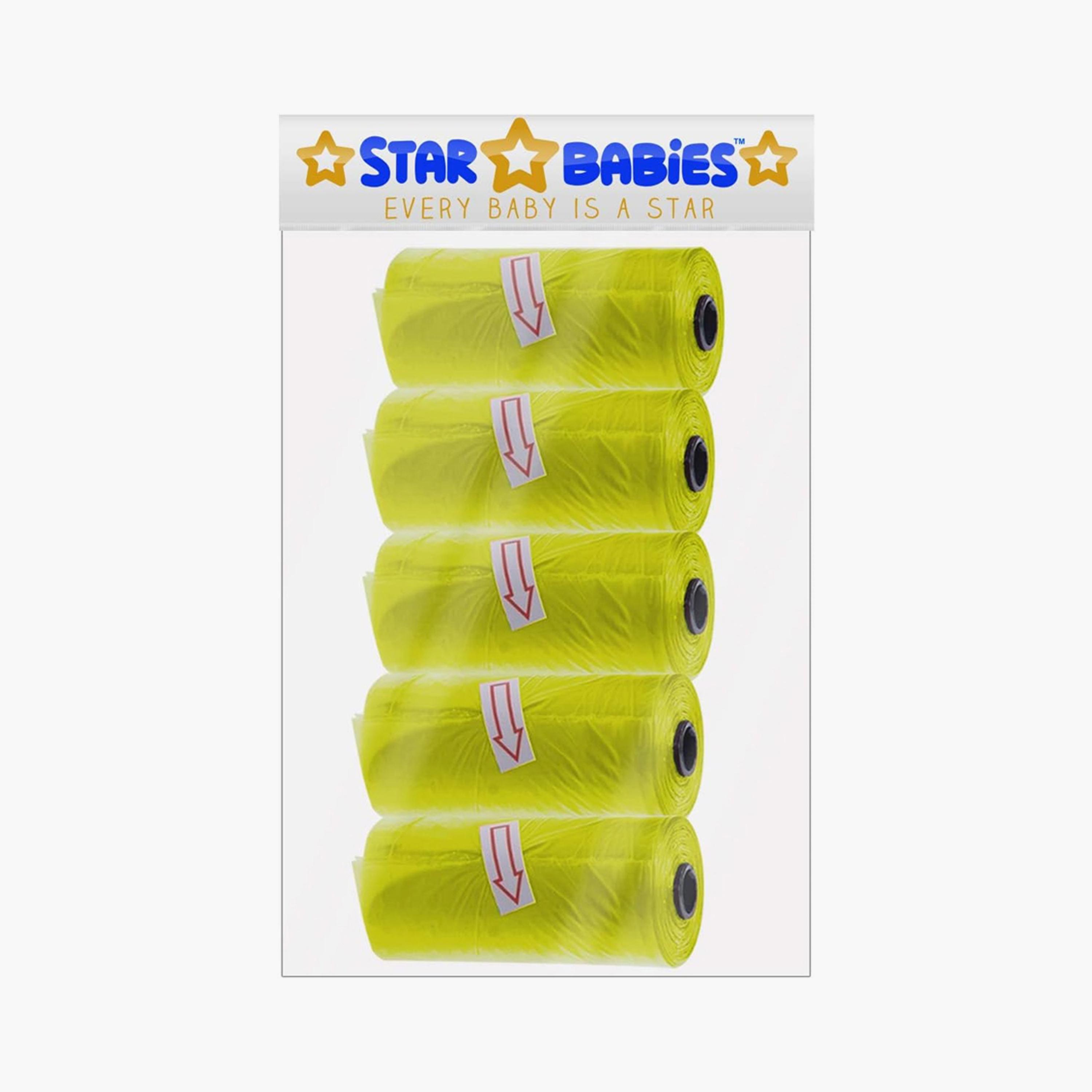 Star Babies Pack of 5 Scented Bags-baby-diapering-binsandrefills-image-2