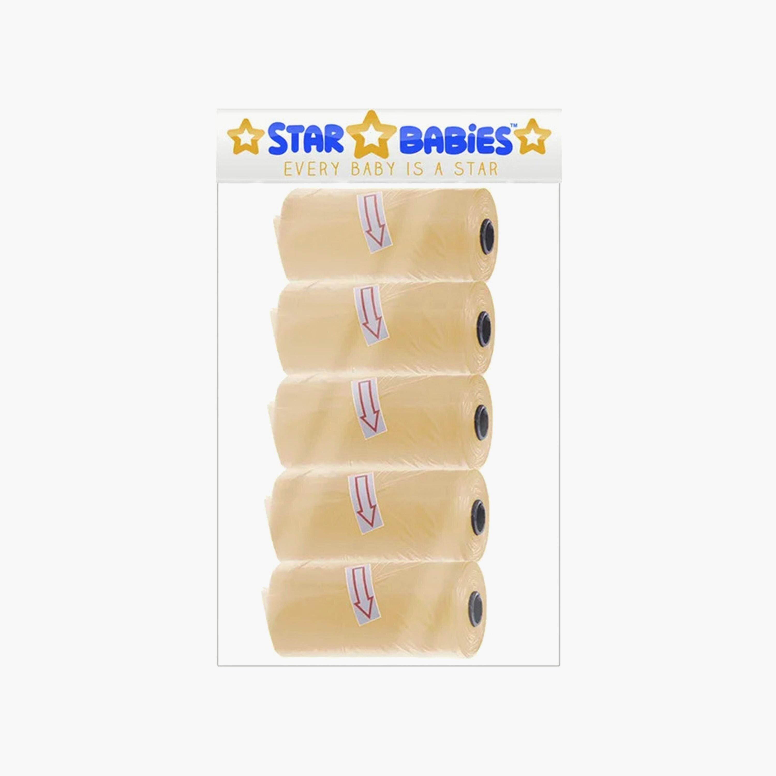 Star Babies Pack of 5 Disposable Scented Bags-baby-diapering-binsandrefills-image-2