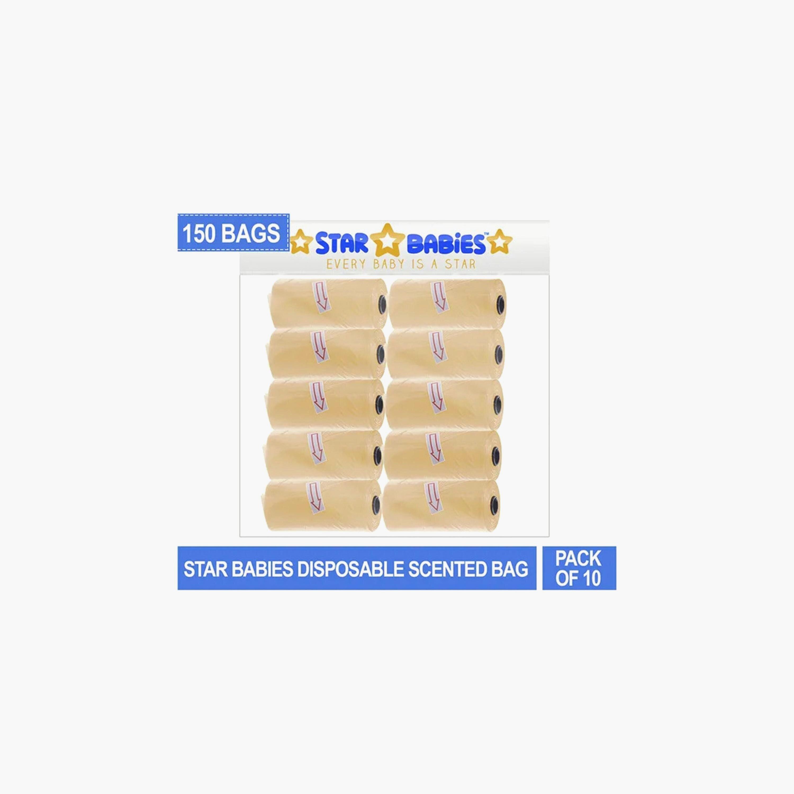 حزمة من 10 أكياس معطرة للاستعمال مرة واحدة من ستار بيبيز-baby-diapering-binsandrefills-image-3