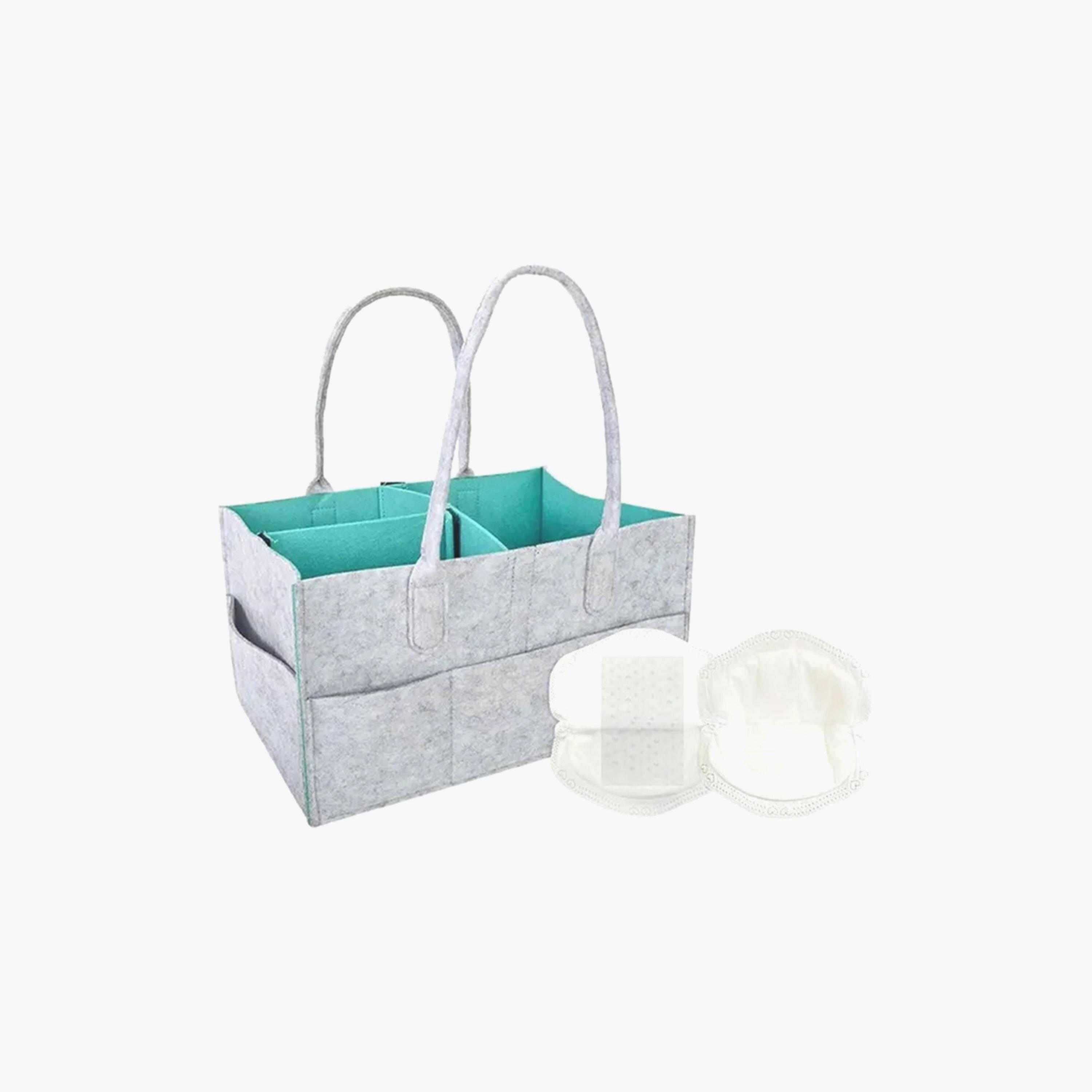 Star Babies Diaper Caddy with 20-Piece Breast Pads - Buy 1 Get 1 Free-baby-feeding-breastfeedingandcare-image-1
