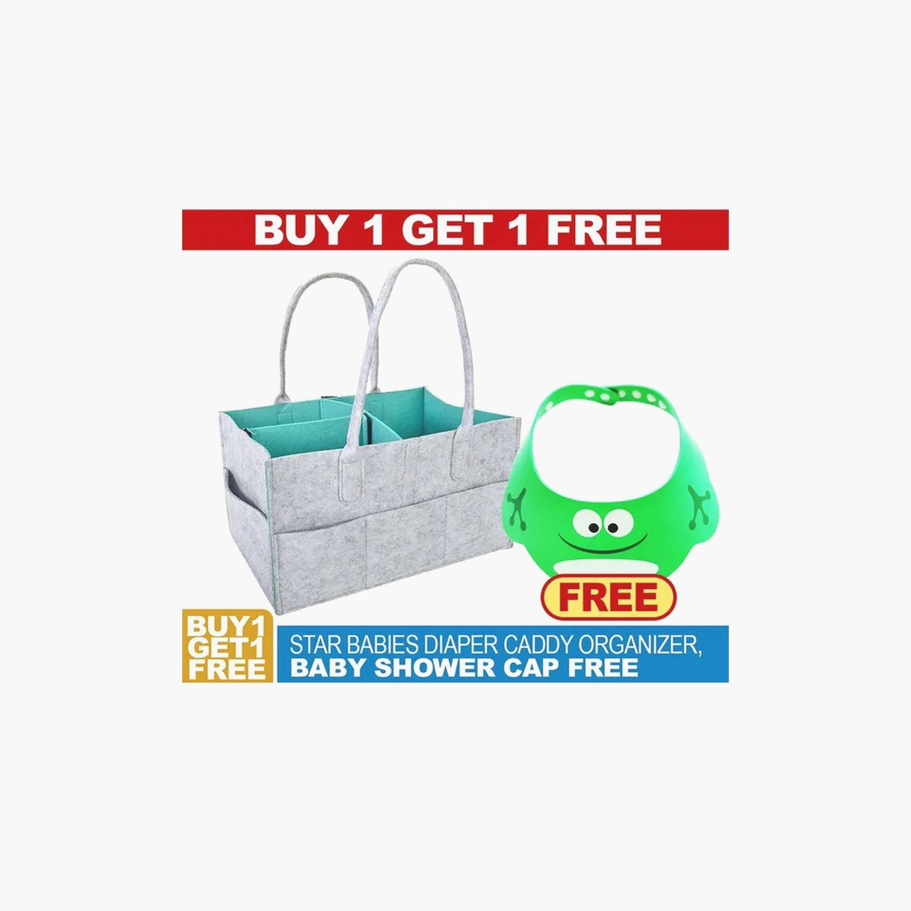 Star Babies Diaper Caddy with Baby Shower Cap - Buy 1 Get 1 Free-baby-gear-diaperbags-image-2
