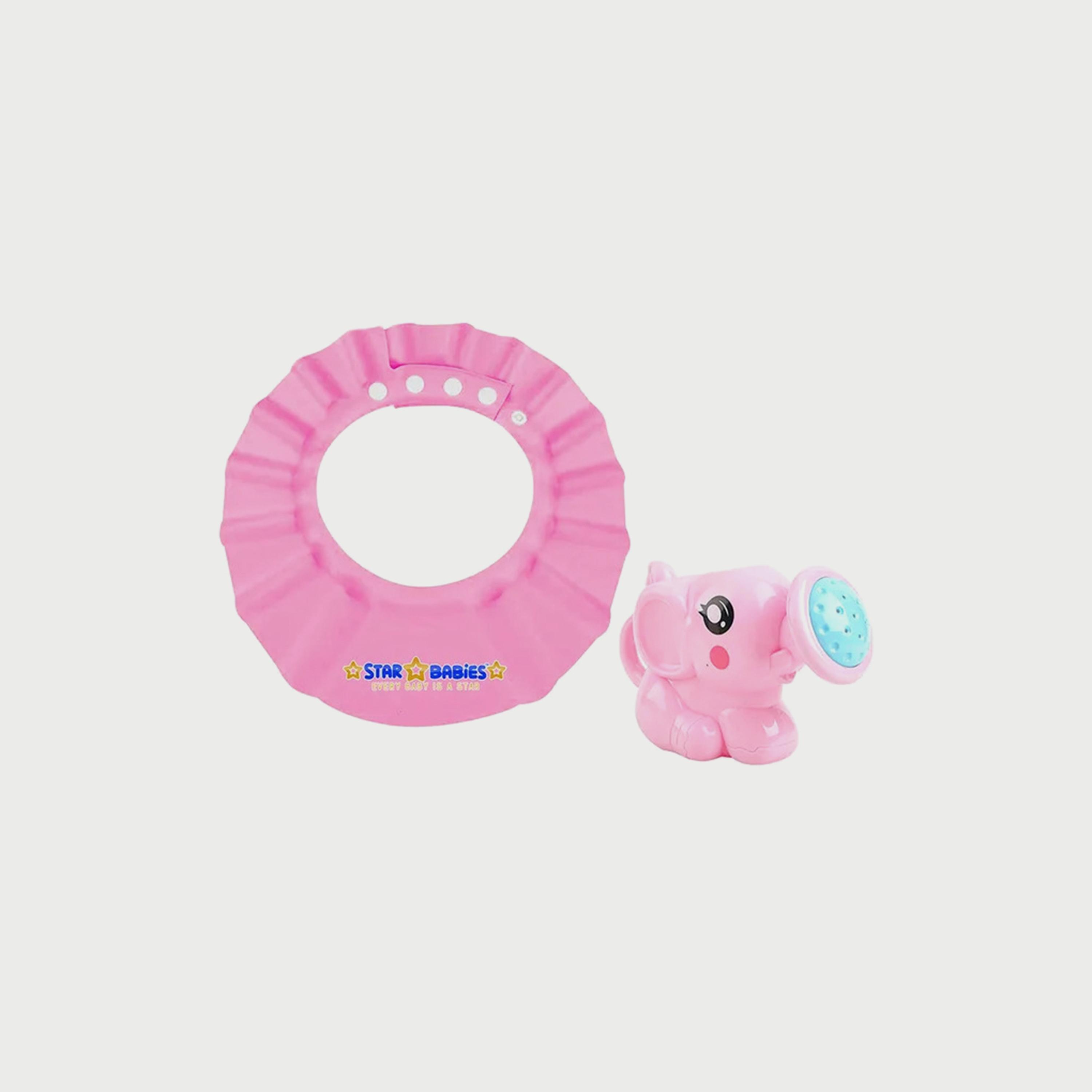 Star Babies Kids Shower Cap with 2-Piece Watering Kettle Toy-baby-bathandcare-bathtubs-image-1