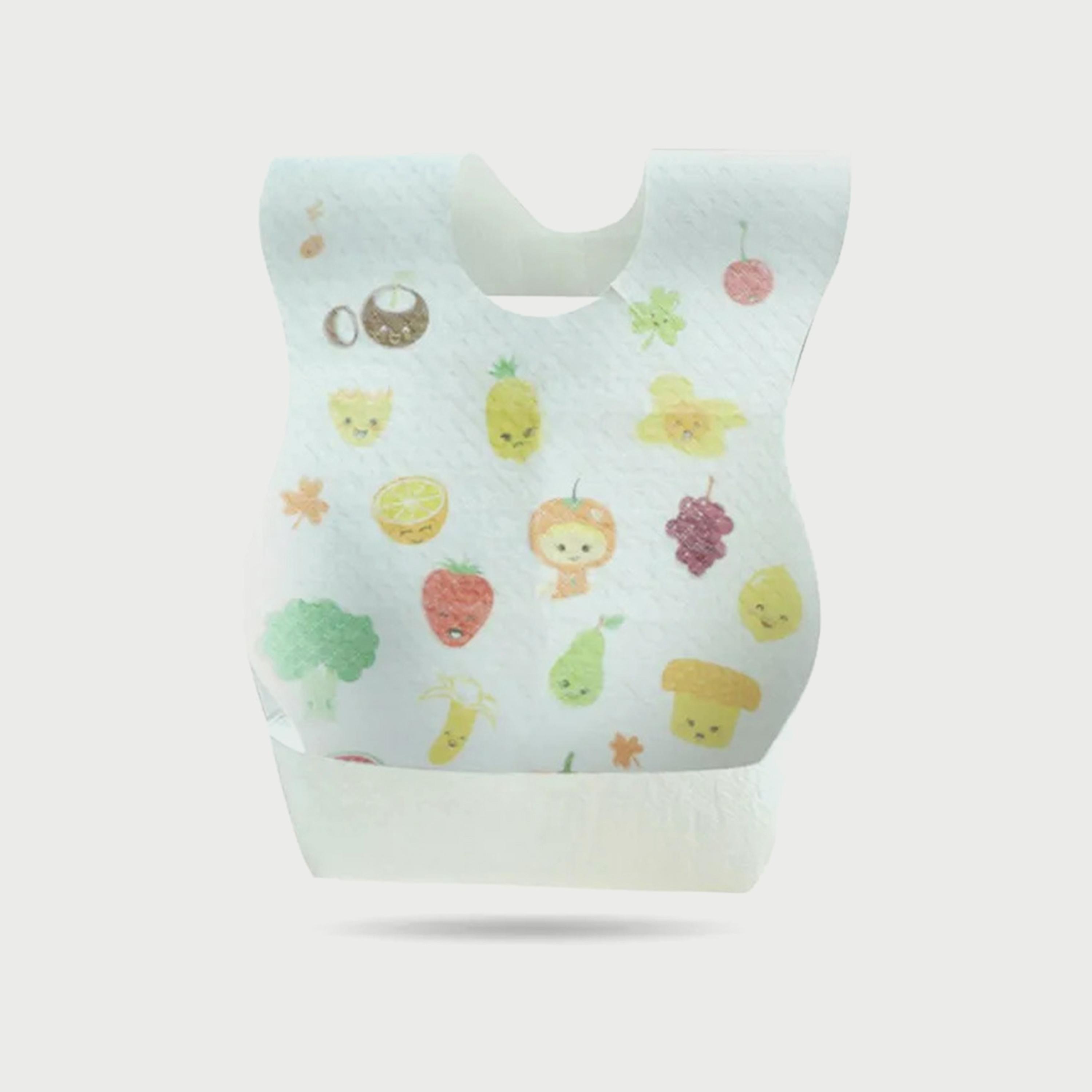 Star Babies 100-Piece Disposable Bibs, Fruit Print-baby-feeding-bibs-image-5