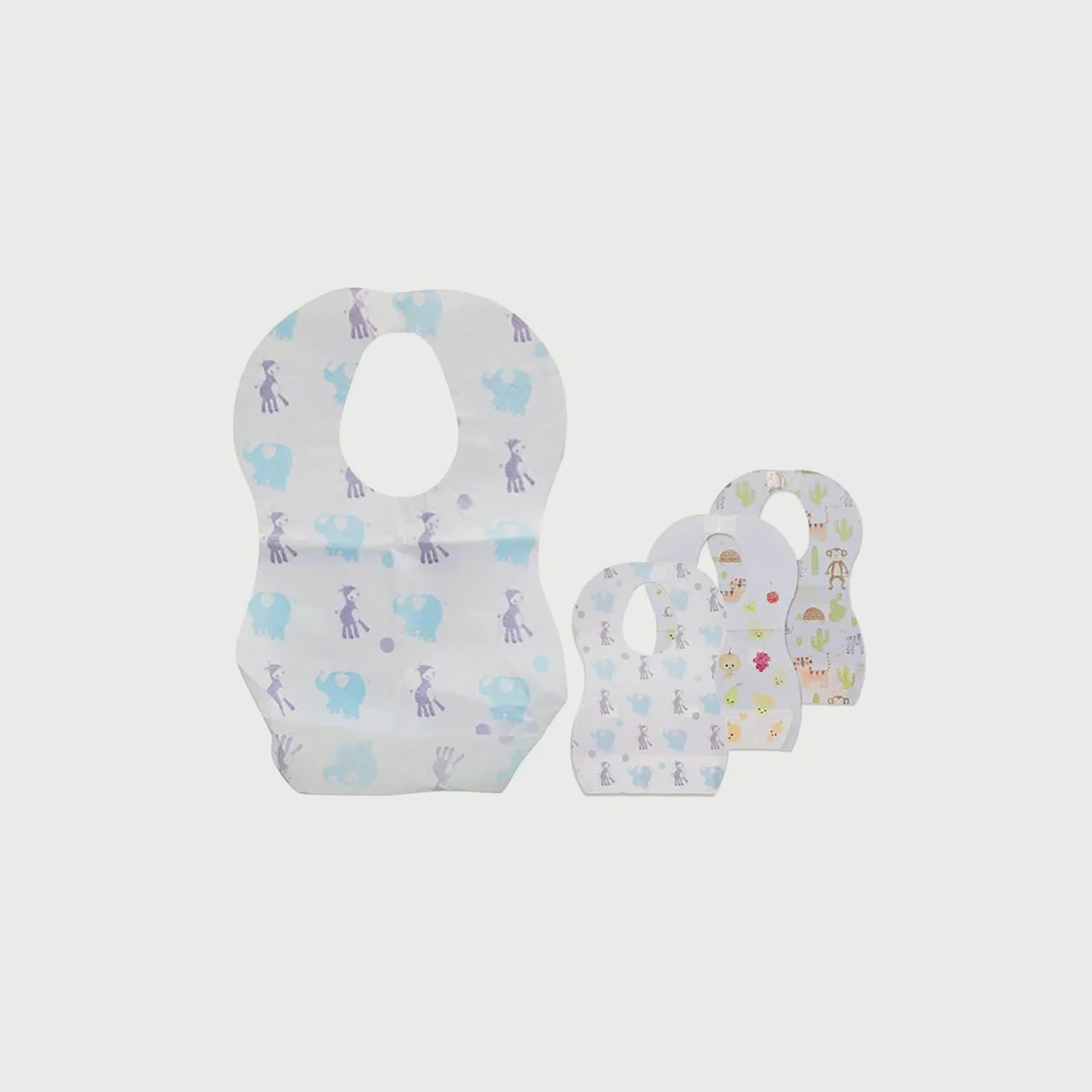 Star Babies 25-Piece Disposable Bibs, Mixed-baby-feeding-bibs-image-1