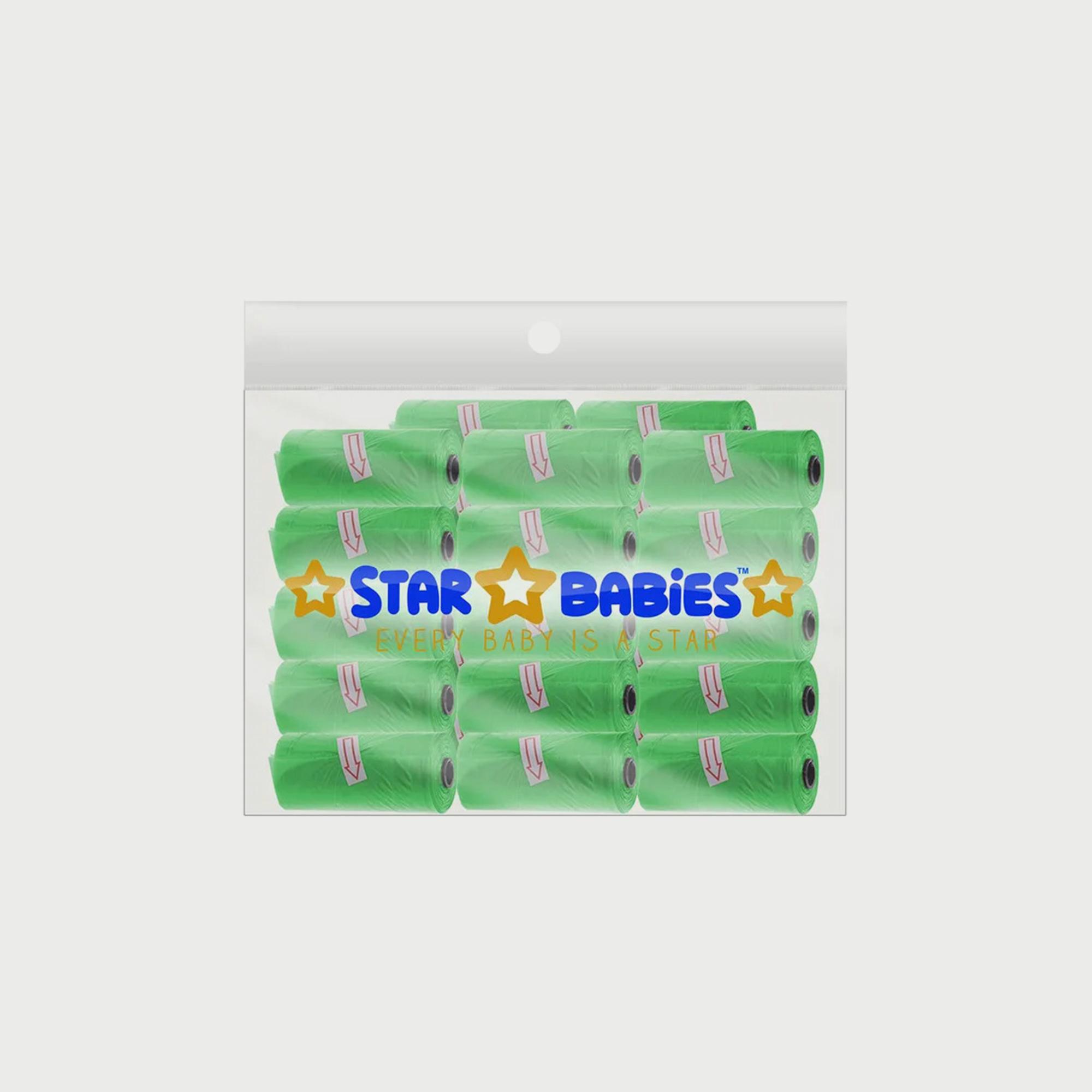 Star Babies Pack of 25 Scented Bags -baby-diapering-binsandrefills-image-3