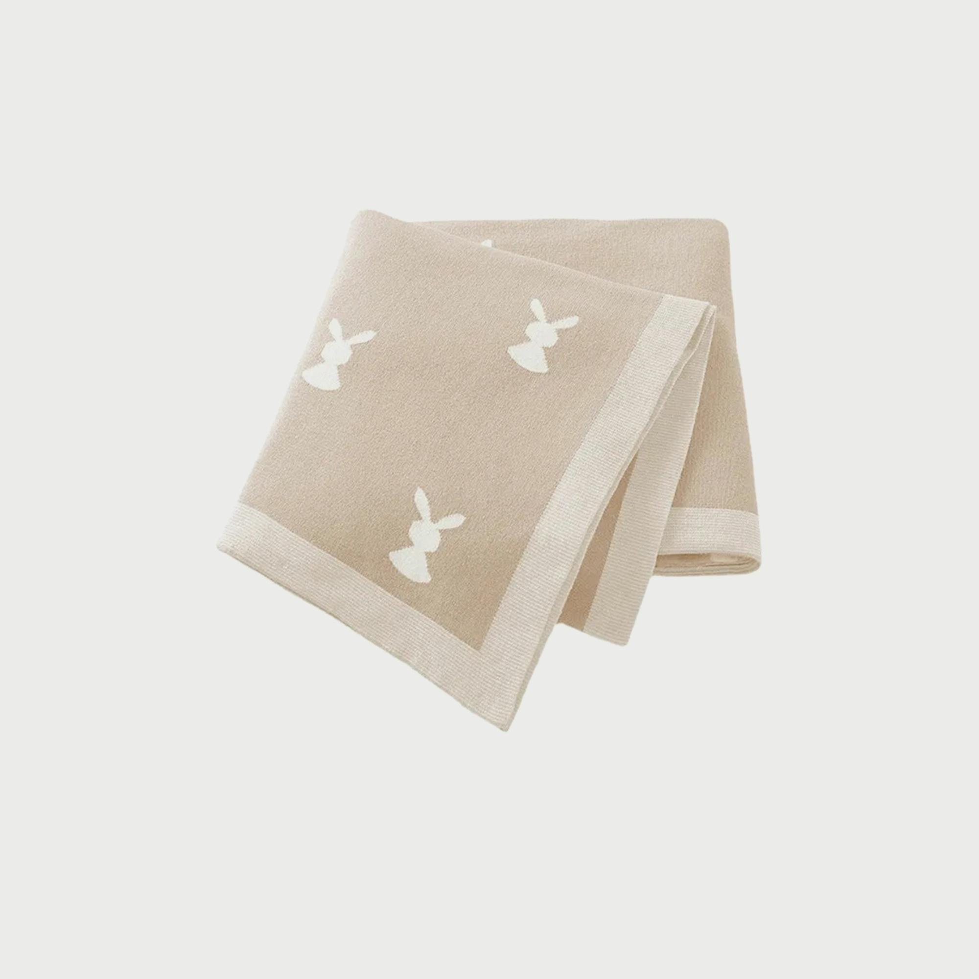 Star Babies Knitted Cotton Blanket - 80 x 100 cm-baby-nursery-blanketsandswaddles-blanketsandquilts-image-2