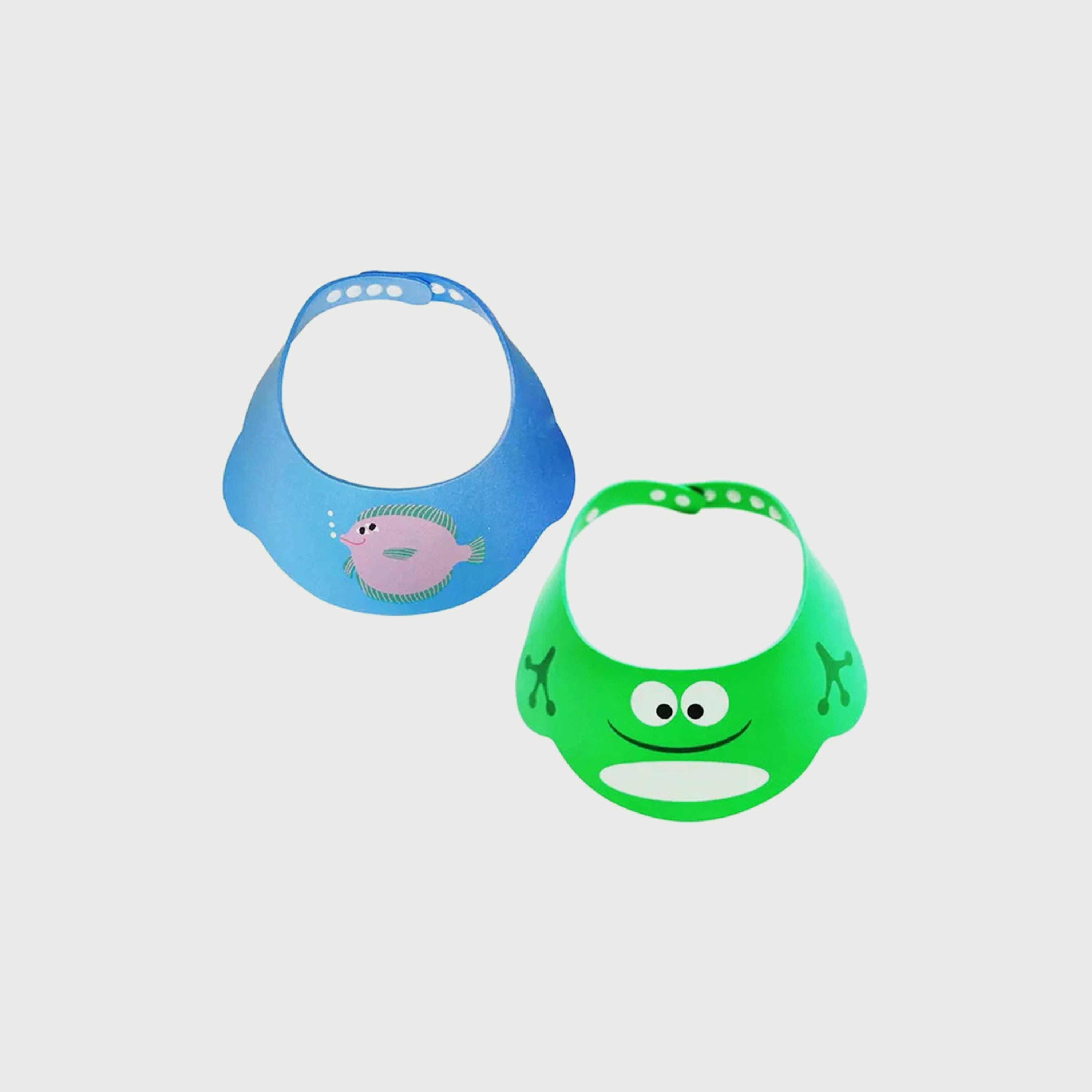 Star Babies 2-Piece Shower Cap, Green/Blue-baby-bathandcare-bathtubs-image-2