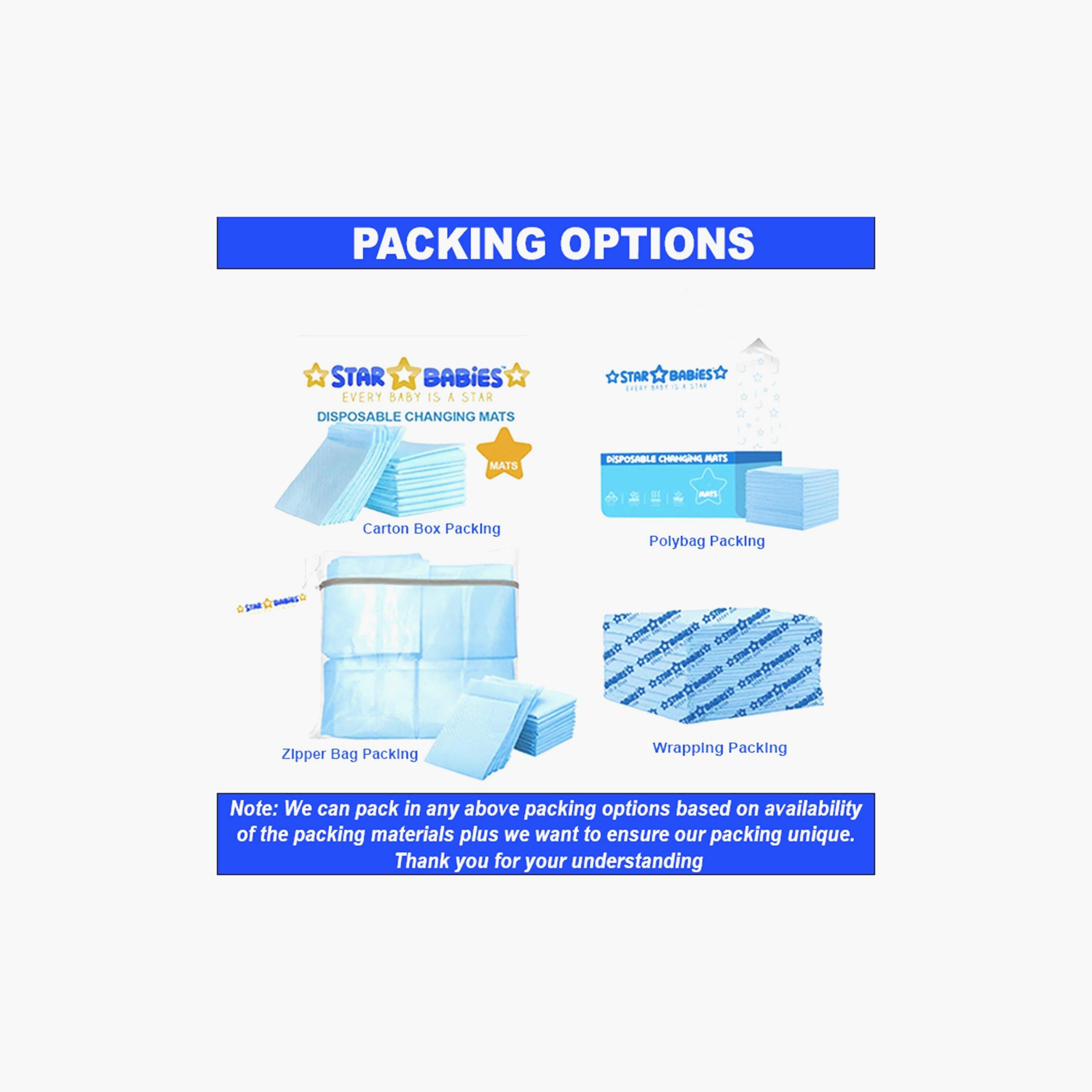 Star Babies 40-Piece Disposable Changing Mats - 45 x 60 cm-baby-diapering-changingmats-image-7