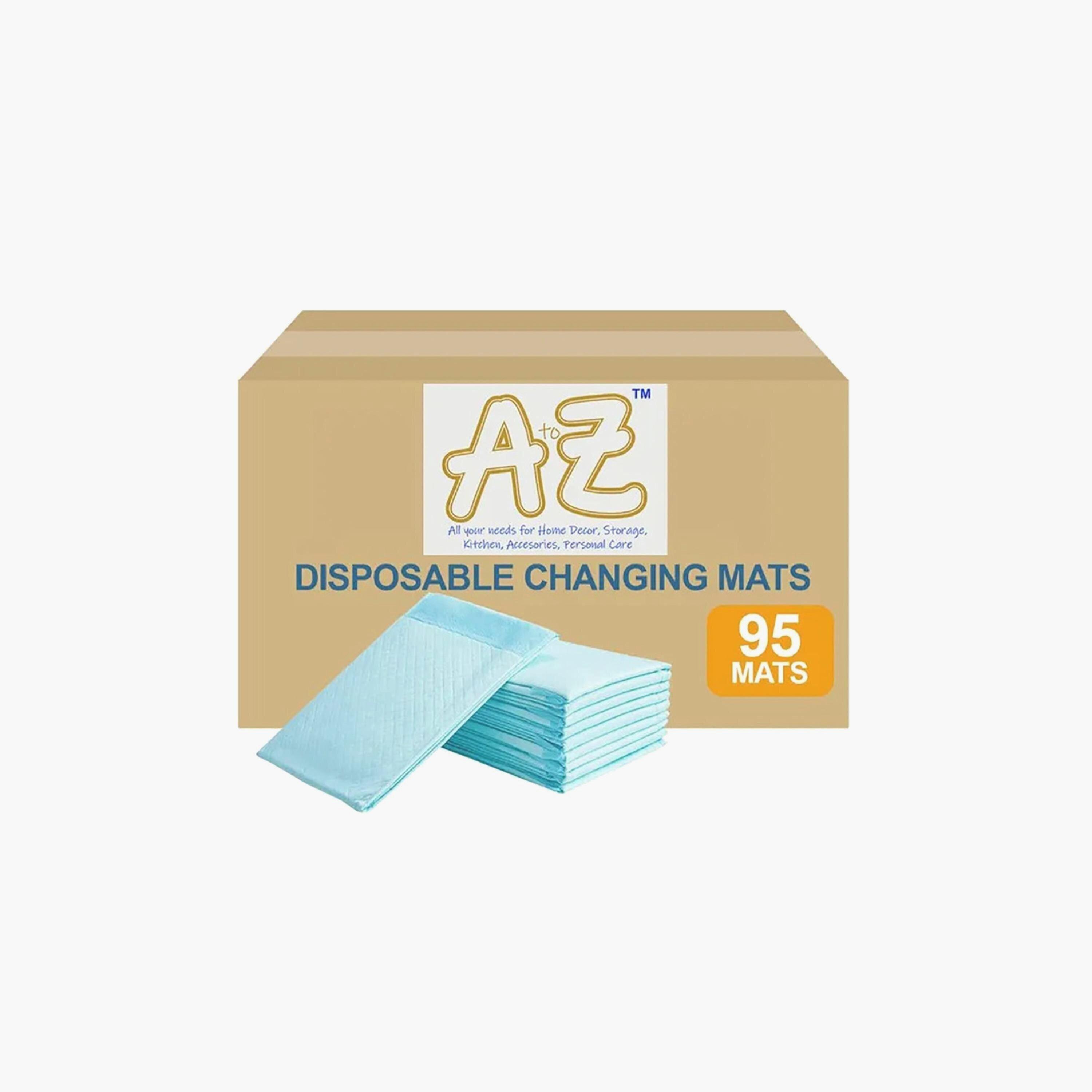 Star Babies 95-Piece A to Z Disposable Changing Mats - 45 x 60 cm- Blue-baby-diapering-changingmats-image-2