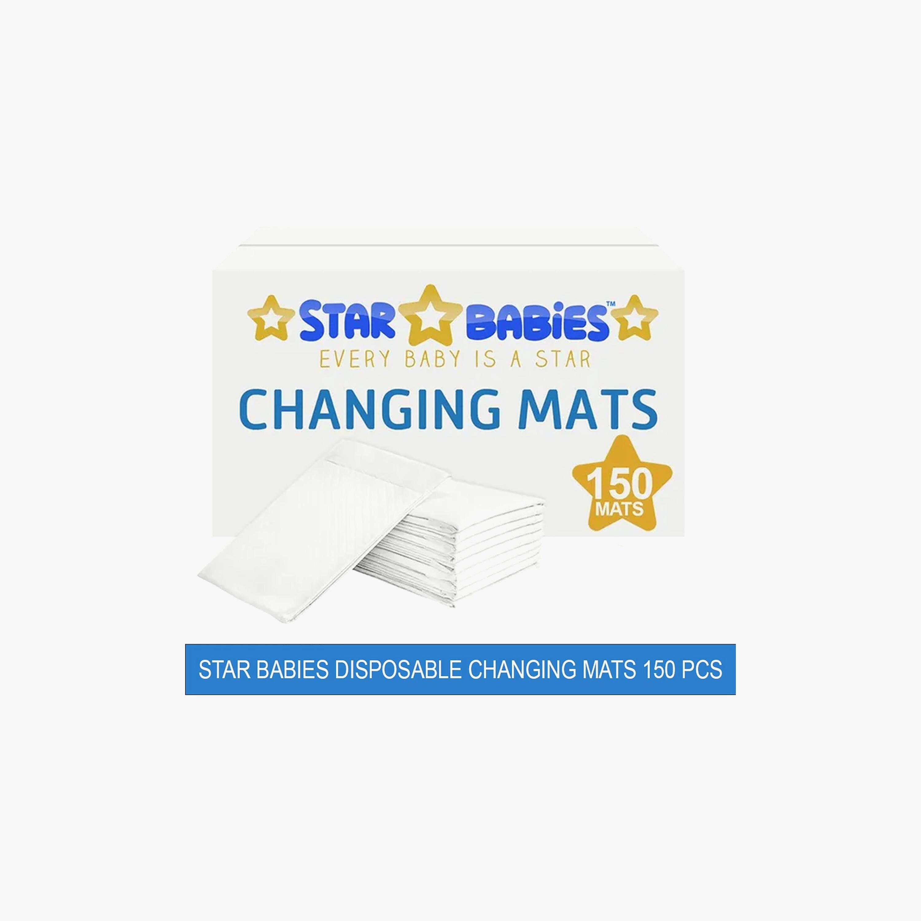 Star Babies 150-Piece Disposable Changing Mats - 45 x 60 cm-baby-diapering-changingmats-image-3