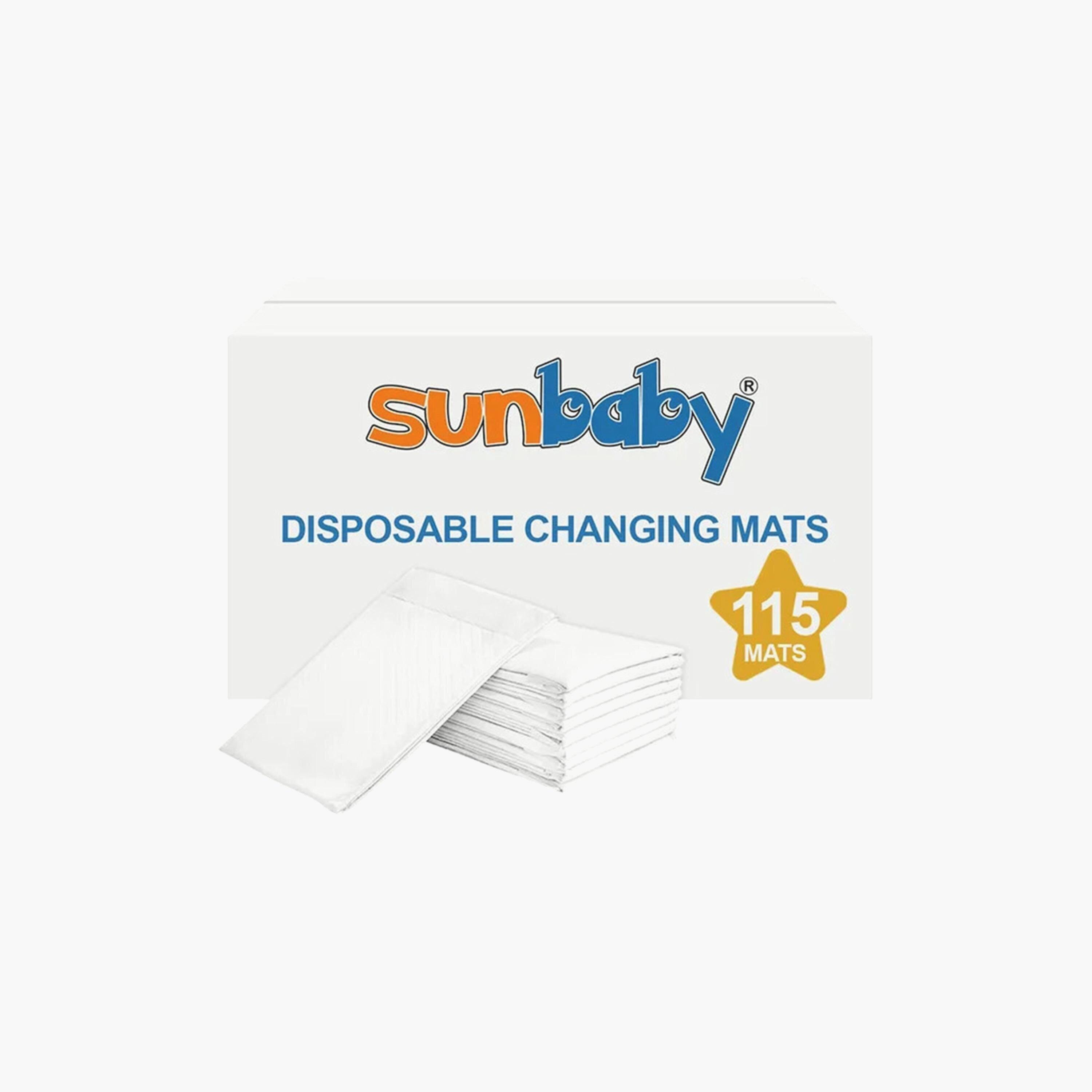 Star Babies 115-Piece Disposable Changing Mats - 45 x 60 cm-baby-diapering-changingmats-image-2