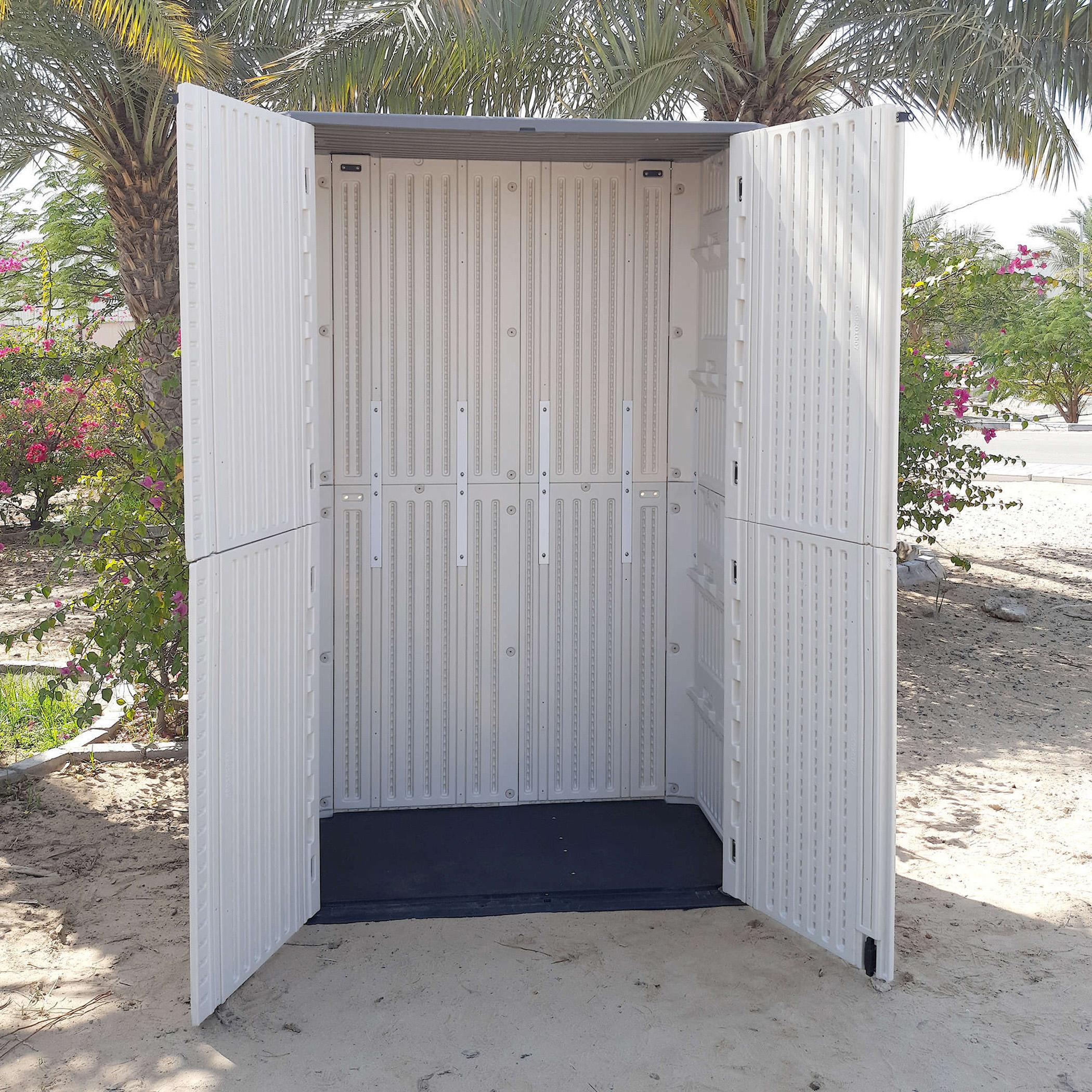 Outdoor storage outlet canopy