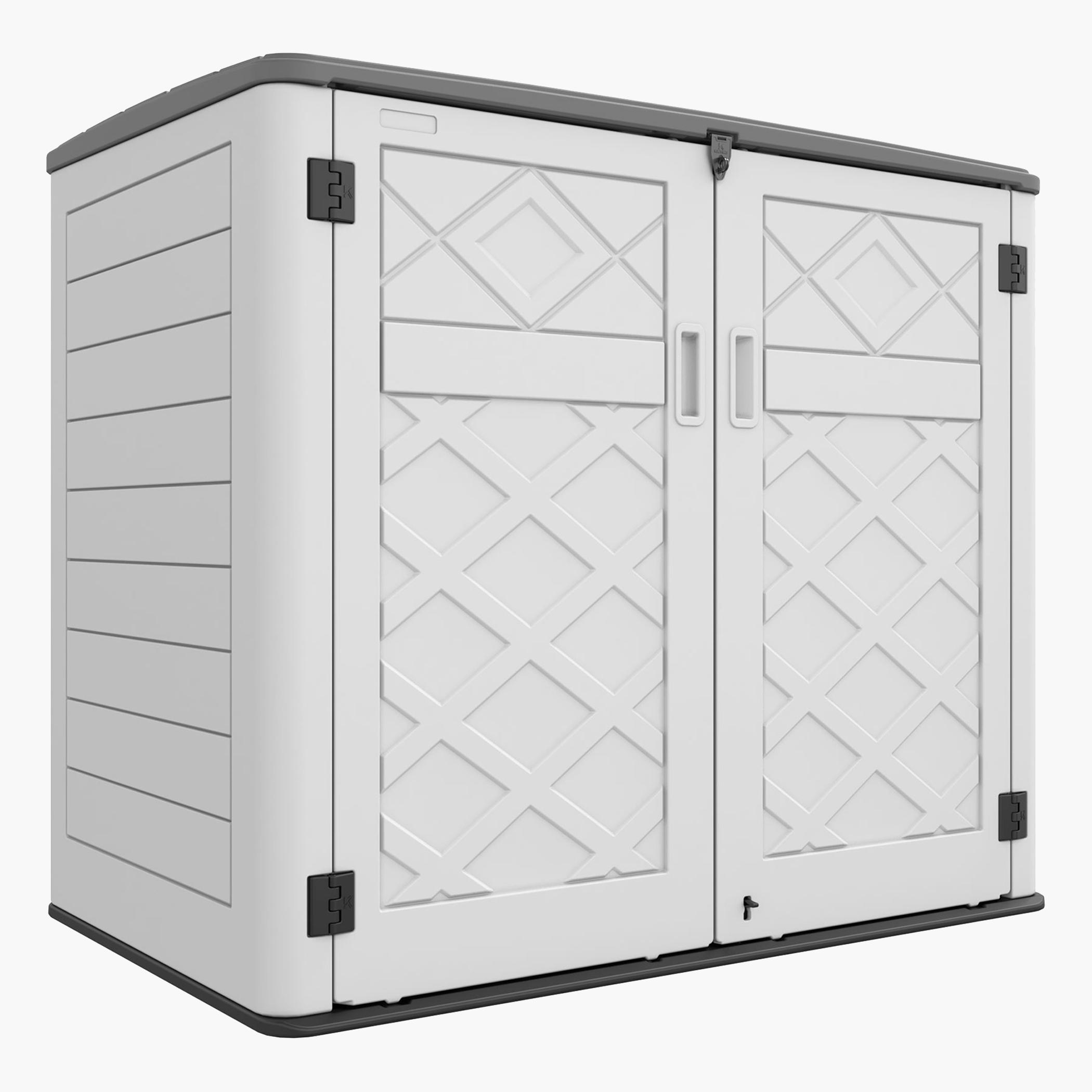 CamelTough Garden Storage Shed Cabinet Without Shelves- 84x135 cm