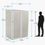CamelTough Metal Outdoor Garden Storage Shed 4.7x3 feet-InfluencerCodes_Ramadan26_All_20012026-image-3