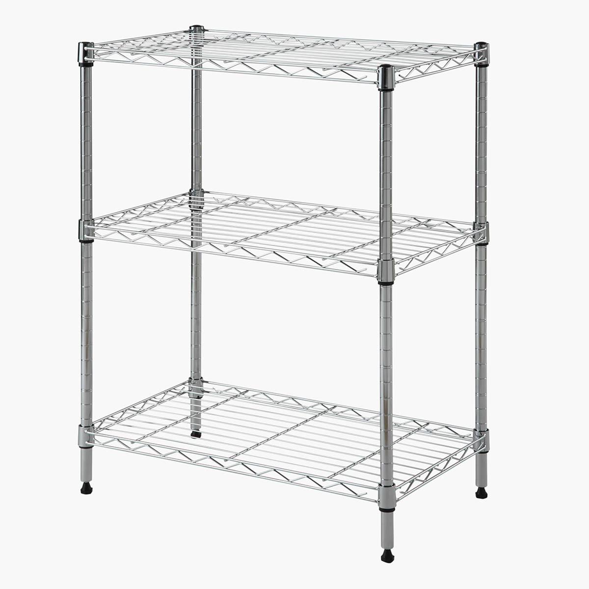 CamelTough 3-Shelf Adjustable Wire Storage Rack