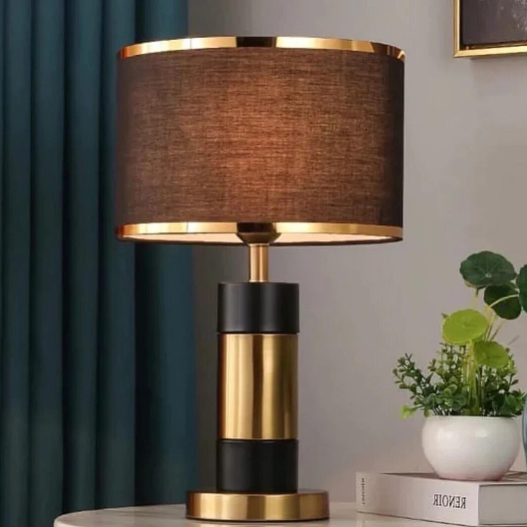 HomeKode Modern Metal Table Lamp - 45 cm