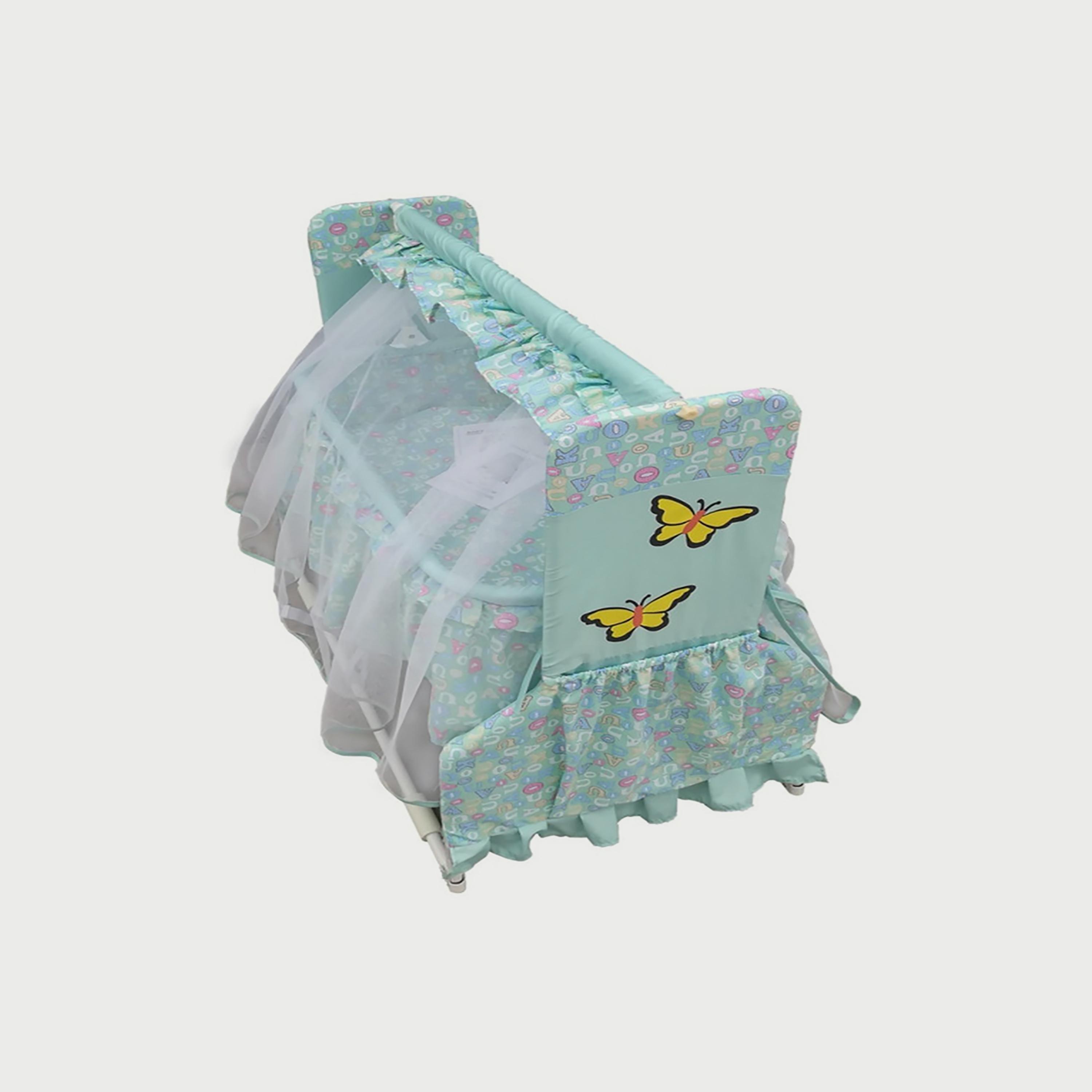 Babylove Cradle With Mosquito Net-baby-nursery-furniture-cribsandbeds-bassinets-image-1