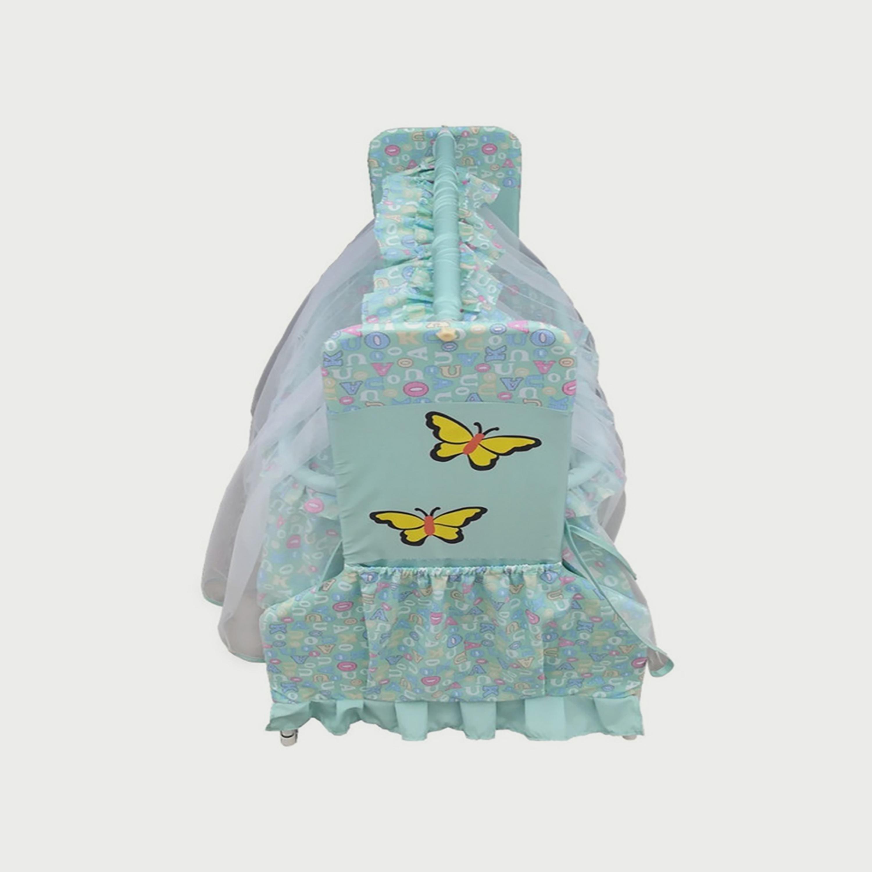 Babylove Cradle With Mosquito Net-baby-nursery-furniture-cribsandbeds-bassinets-image-2