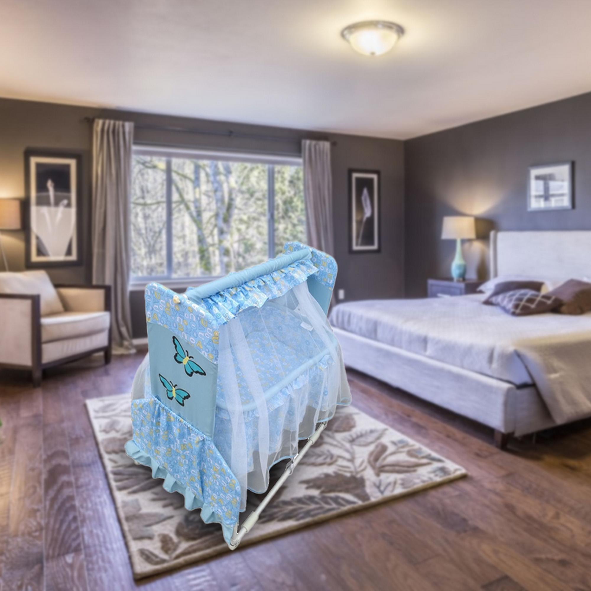 سرير رضّع مع ناموسية من بيبي لوف-baby-nursery-furniture-cribsandbeds-bassinets-image-4