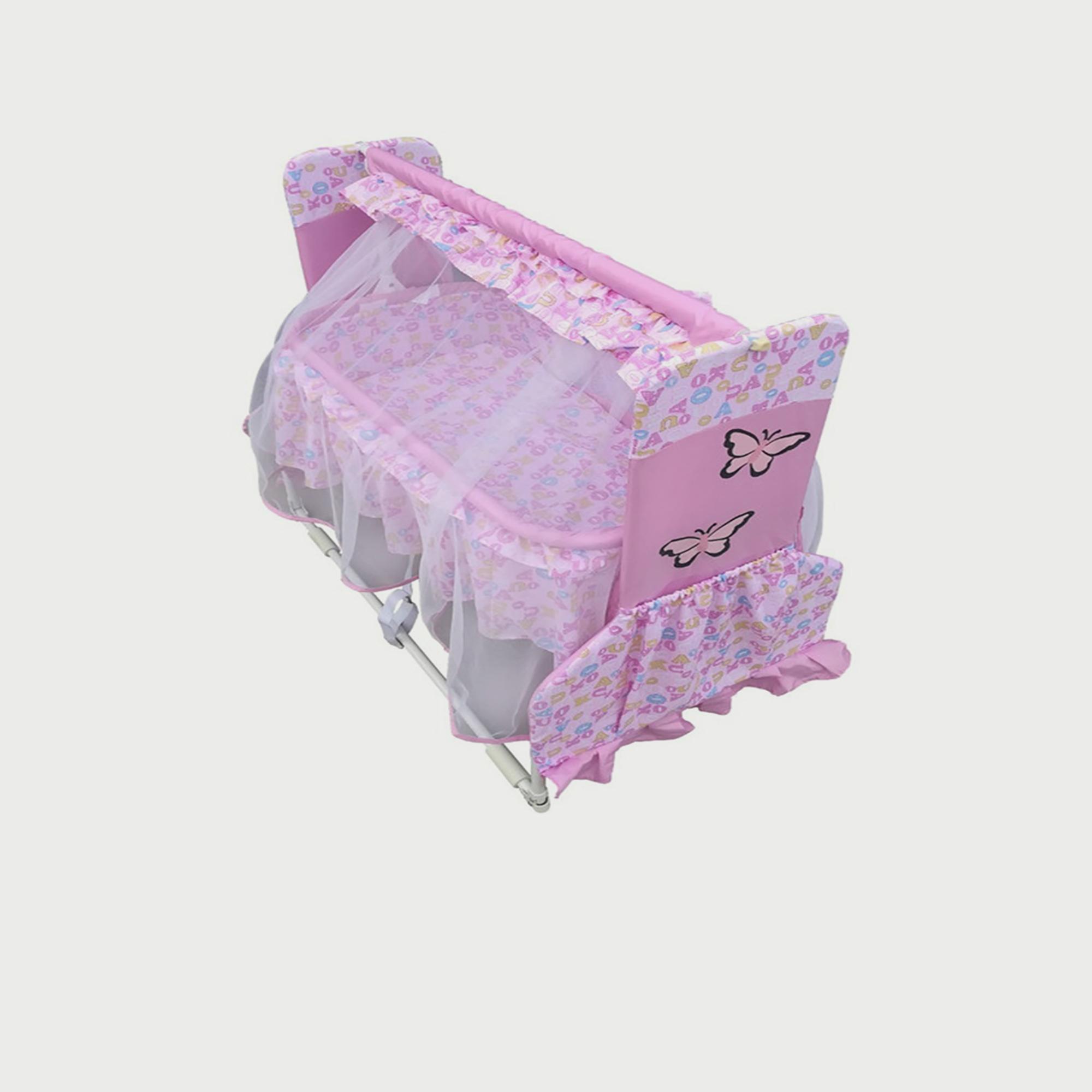 سرير رضّع مع ناموسية من بيبي لوف-baby-nursery-furniture-cribsandbeds-bassinets-image-1