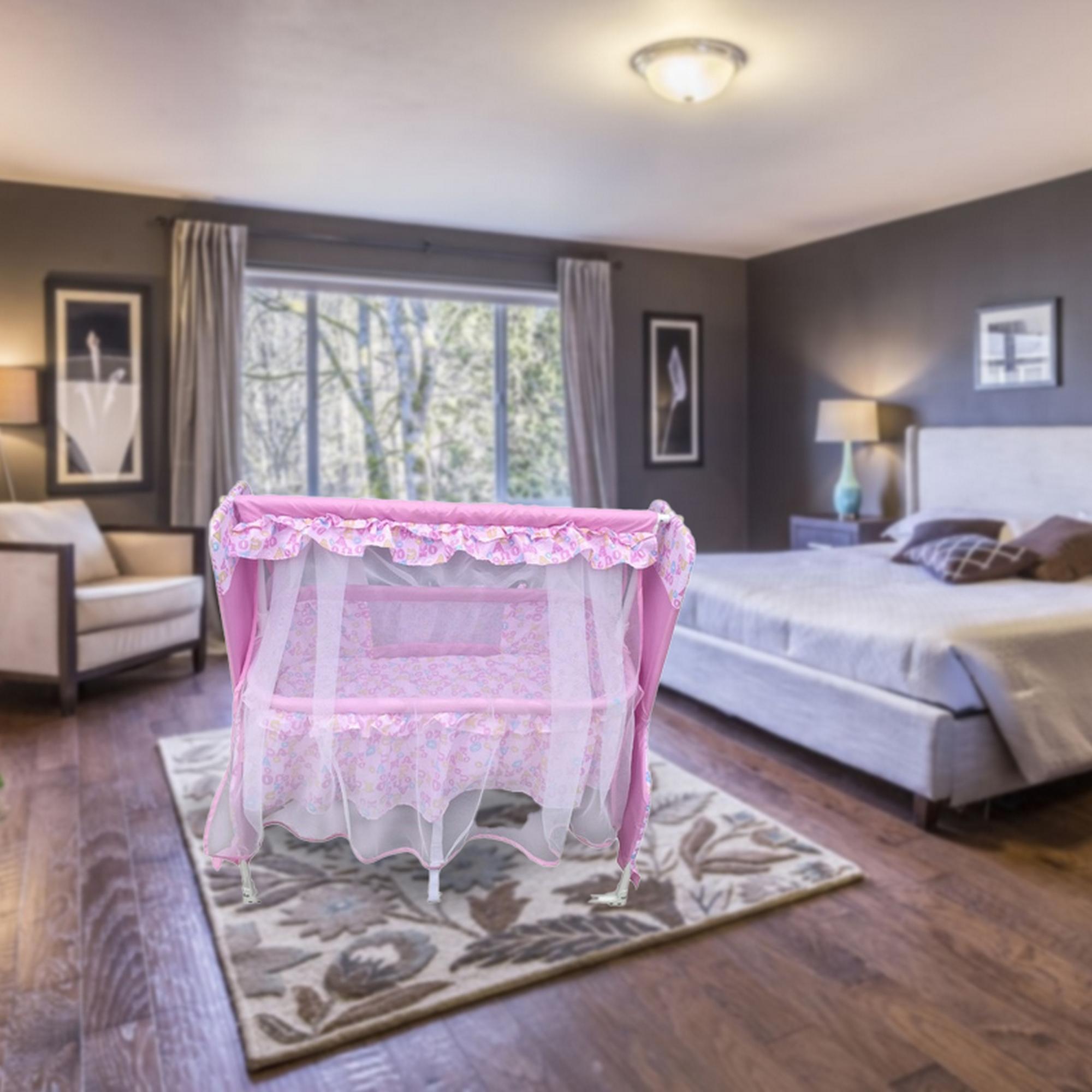 سرير رضّع مع ناموسية من بيبي لوف-baby-nursery-furniture-cribsandbeds-bassinets-image-4