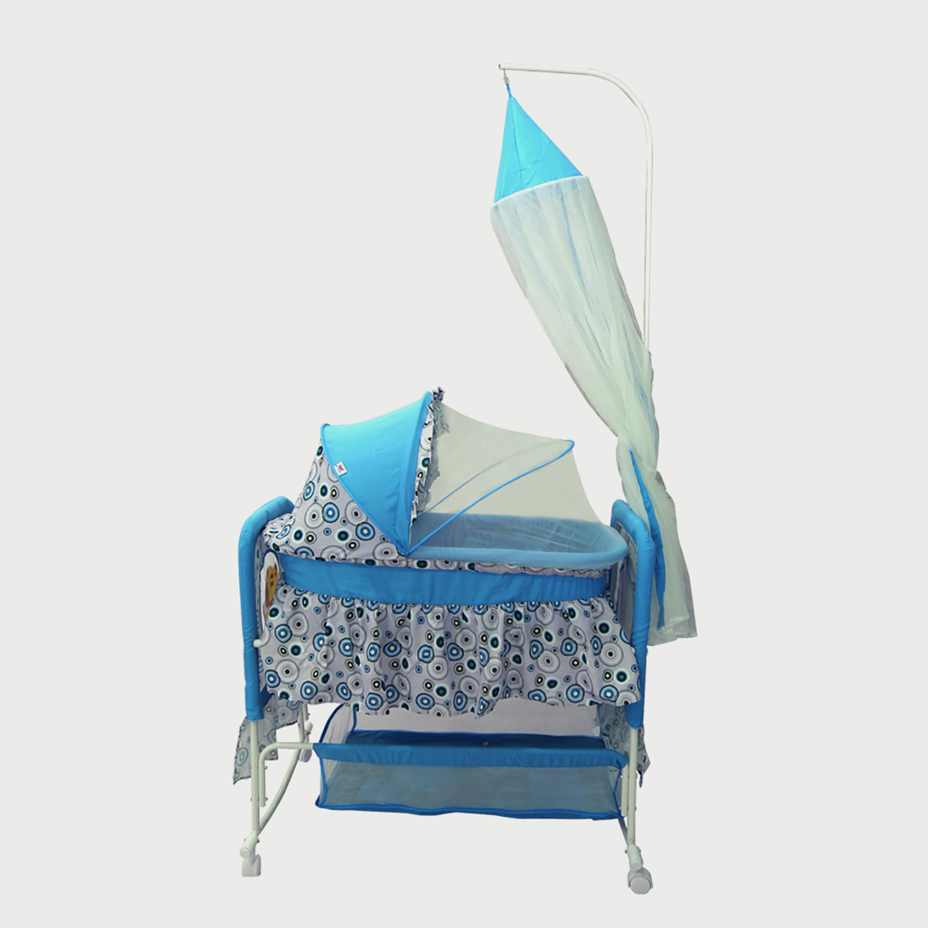 Babylove Cradle With Mosquito Net-baby-nursery-furniture-cribsandbeds-bassinets-image-1